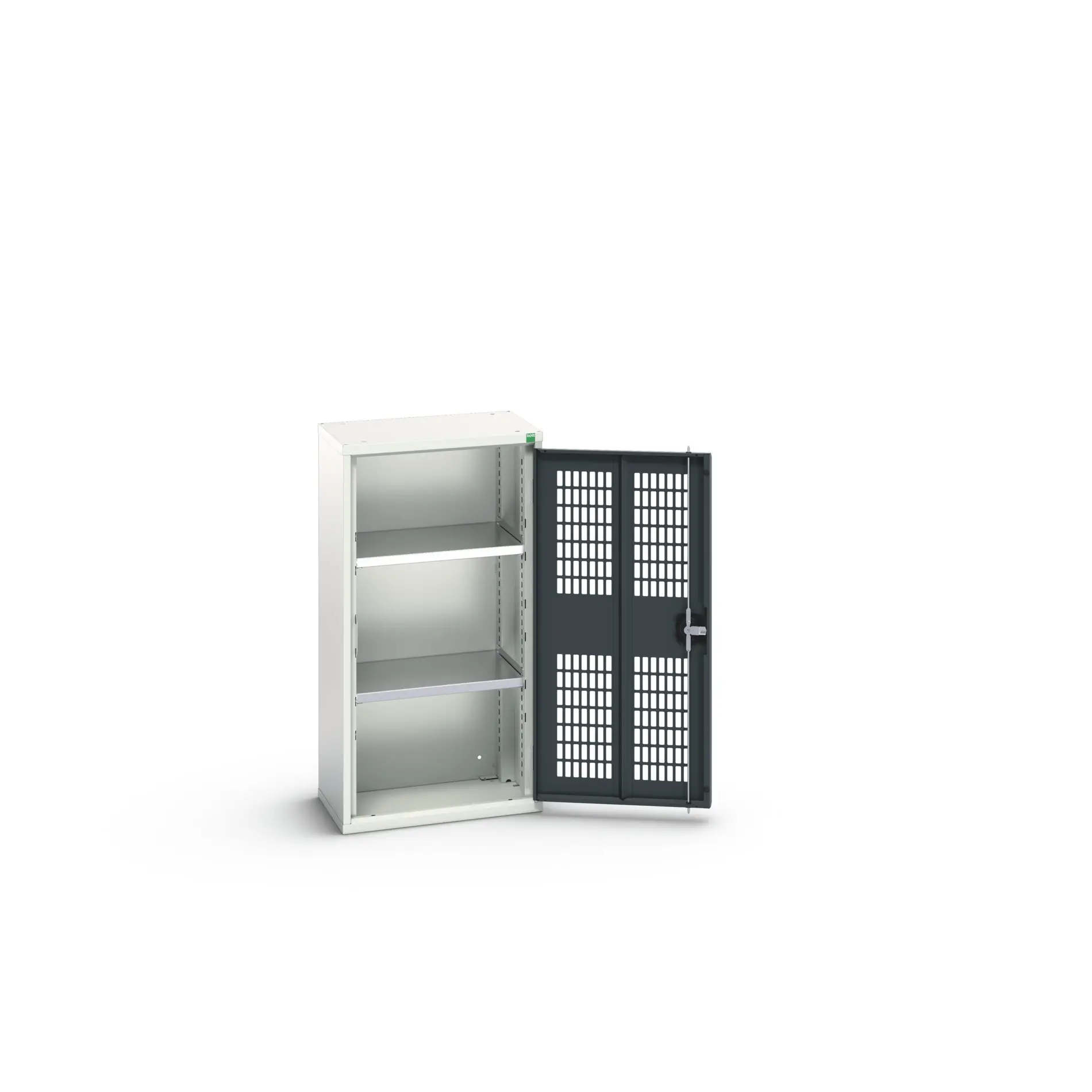 Produktfoto 1 von Bott Aufbewahrungsschrank Typ Regalschrank 1 Tür/en 2 Regal/e 1000 mm 525 mm Ja 350 mm Stahlblech