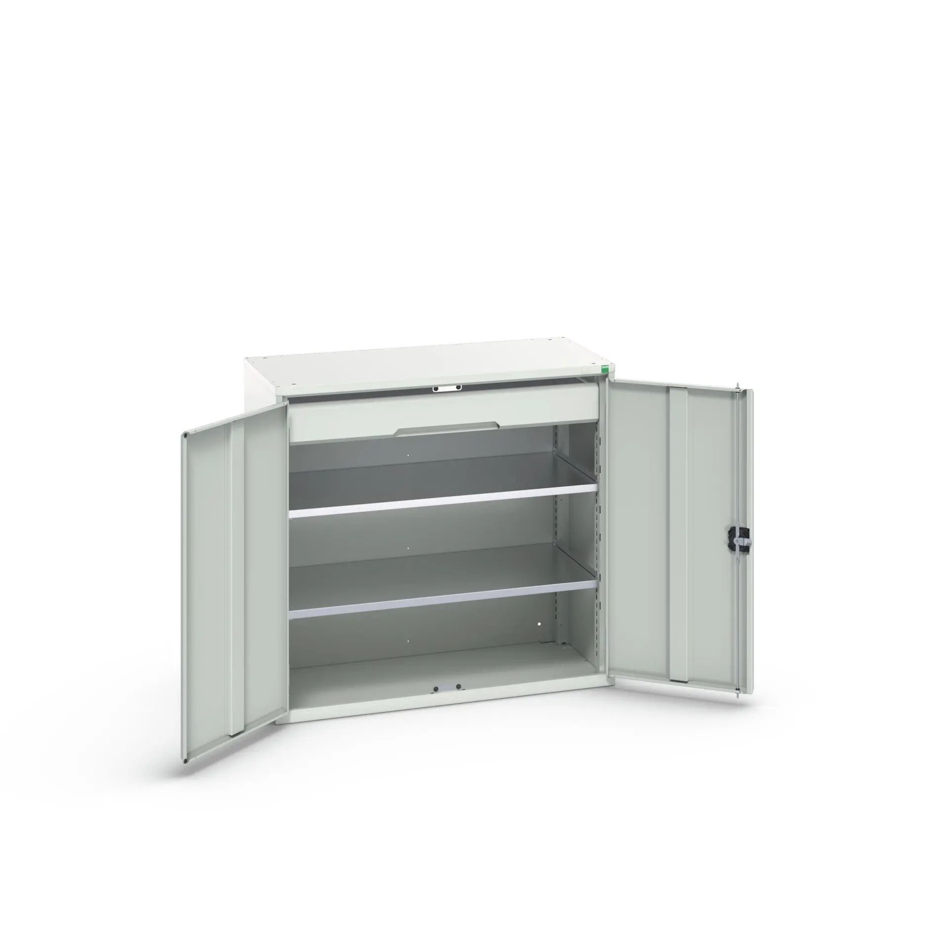 Produktfoto 1 von Bott Schrank Typ Bestückter Schrank 2 Tür/en 2 Regal/e 1 Schublade/n 1000 mm 1050mm Abschließbar 550 mm Stahlblech