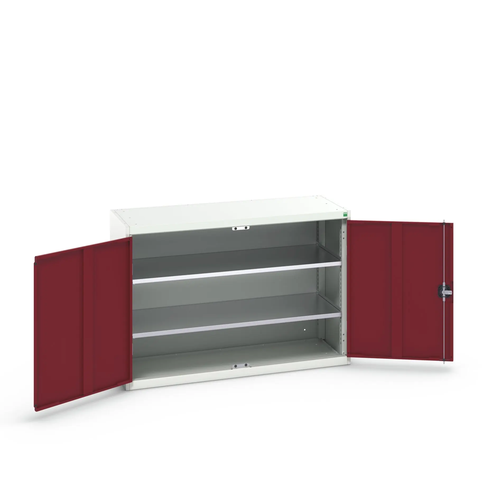 Produktfoto 1 von Bott Aufbewahrungsschrank Typ Regalschrank 2 Tür/en 2 Regal/e 900 mm 1300 mm Ja 550 mm Stahlblech