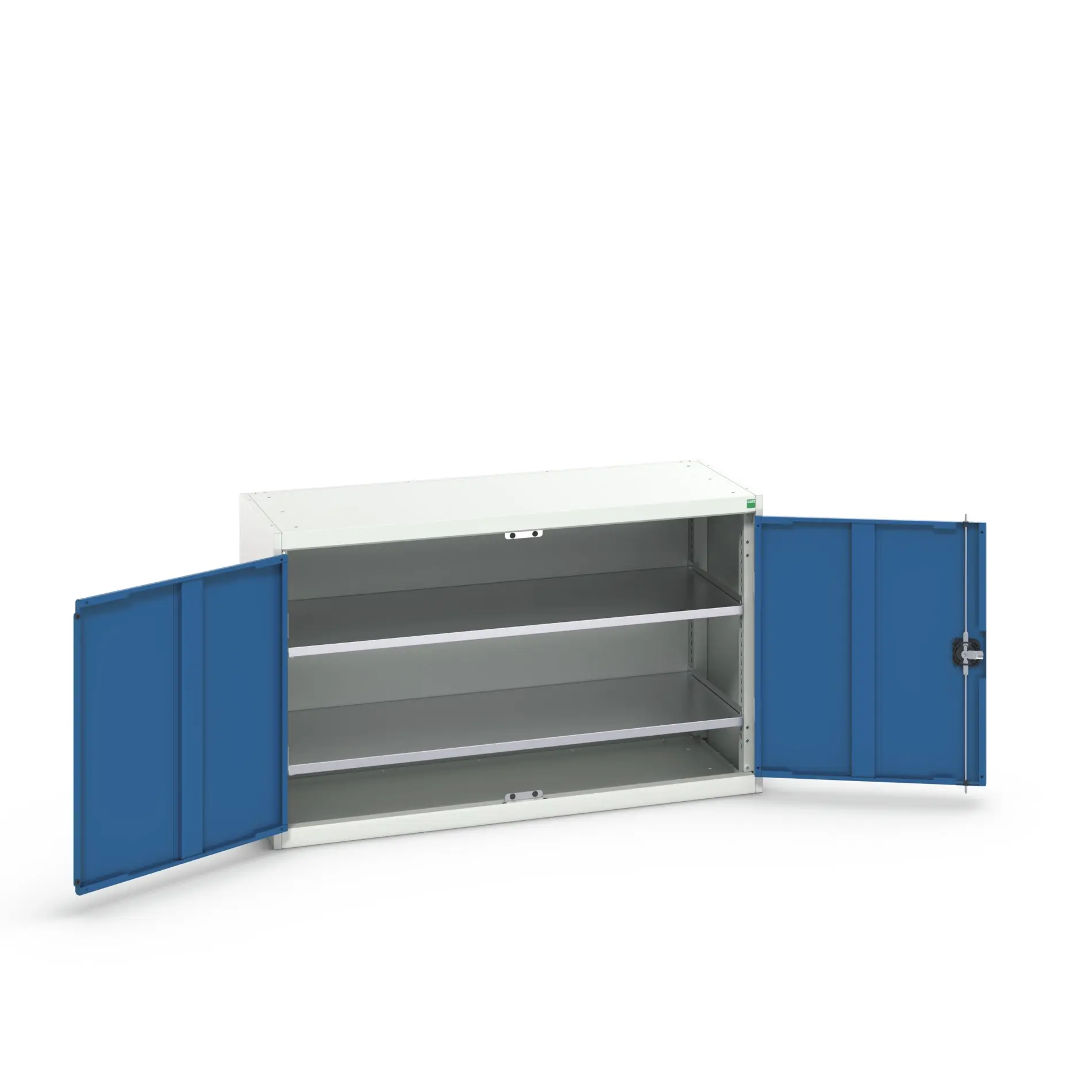 Produktfoto 1 von Bott Aufbewahrungsschrank Typ Regalschrank 2 Tür/en 2 Regal/e 800 mm 1300 mm Ja 550 mm Stahlblech