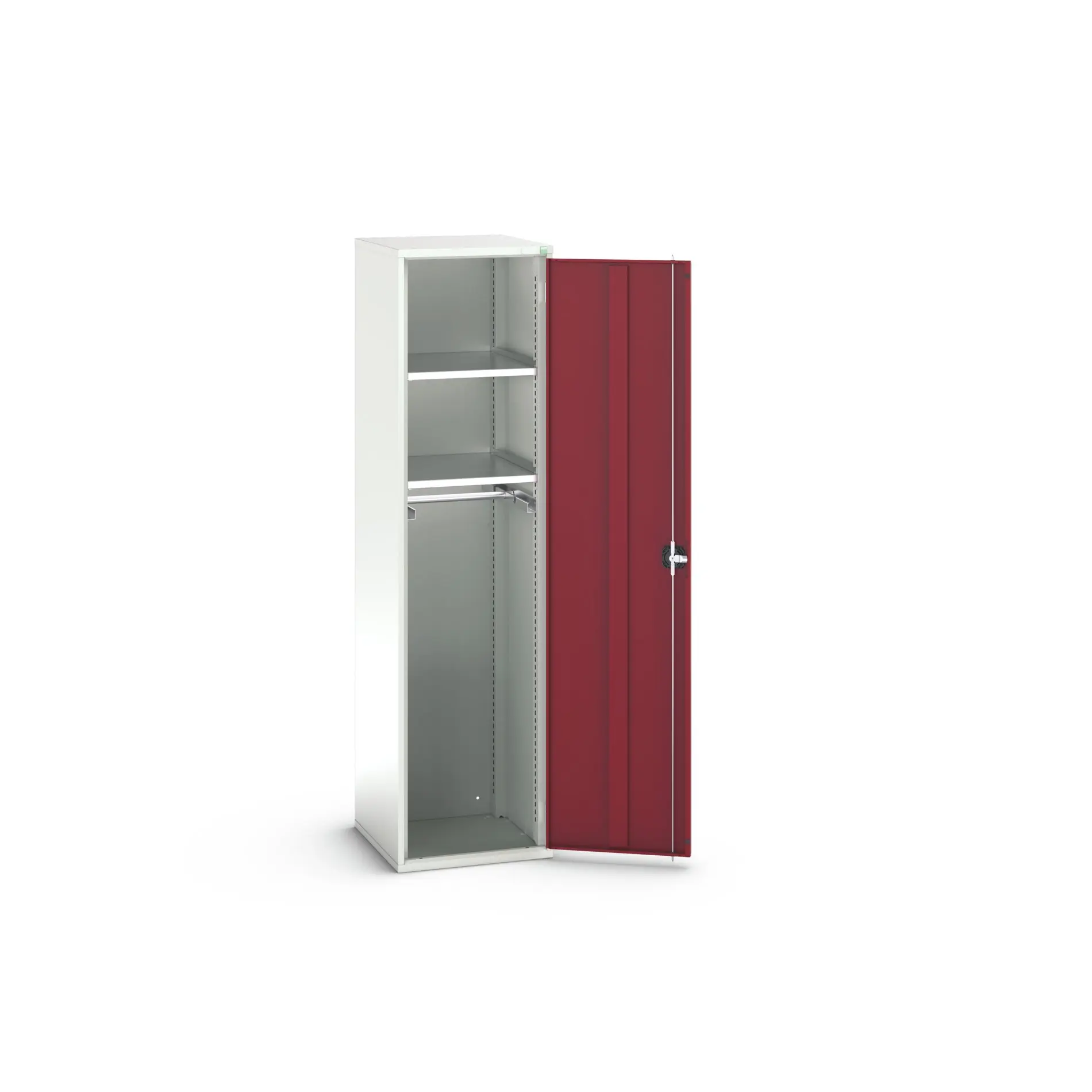 Produktfoto 1 von Bott Aufbewahrungsschrank Typ Bestückter Schrank 1 Tür/en 2 Regal/e 2000 mm 525 mm Ja 550 mm Stahlblech