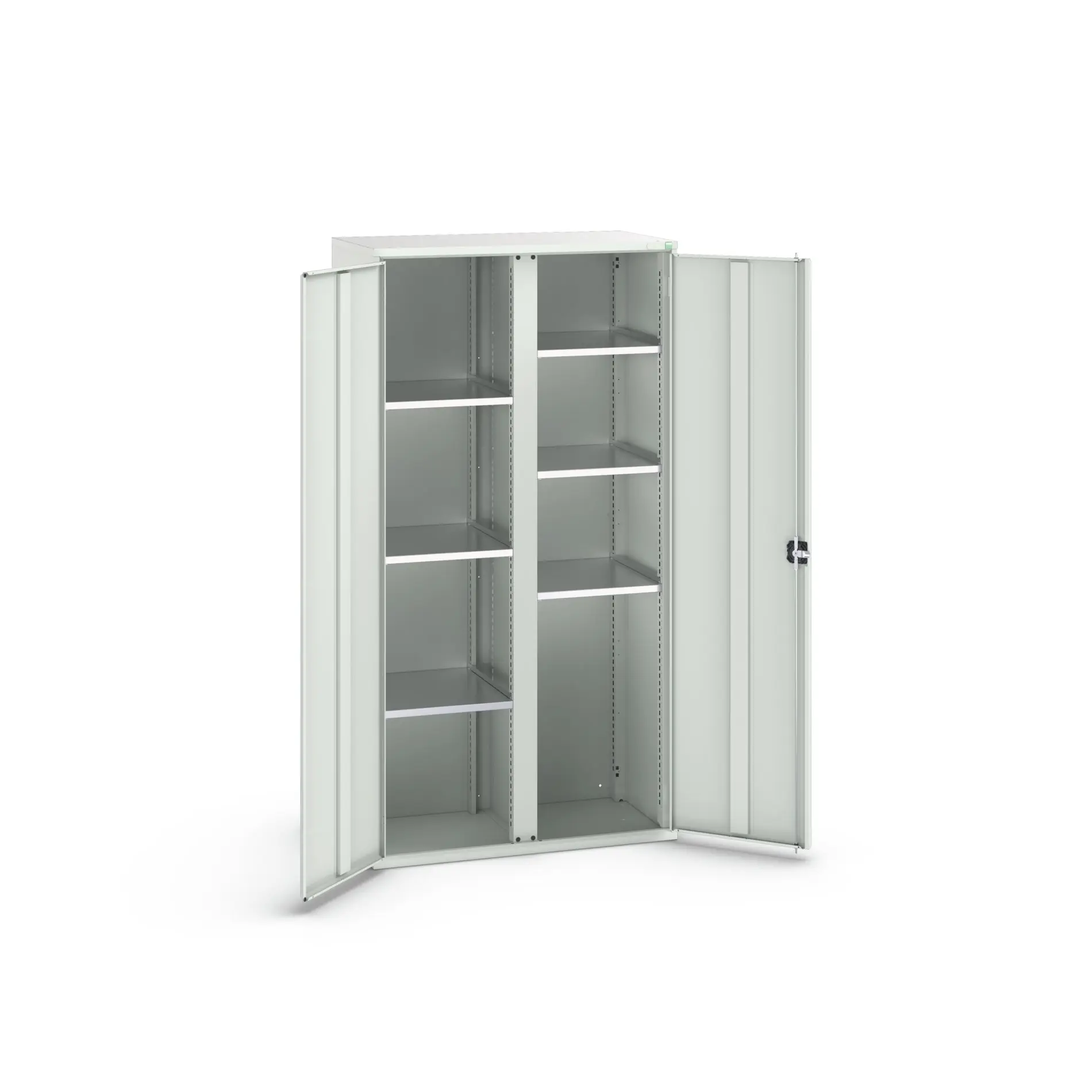 Produktfoto 1 von Bott Aufbewahrungsschrank Typ Bestückter Schrank 2 Tür/en 6 Regal/e 2000 mm 1050 mm Ja 550 mm Stahlblech