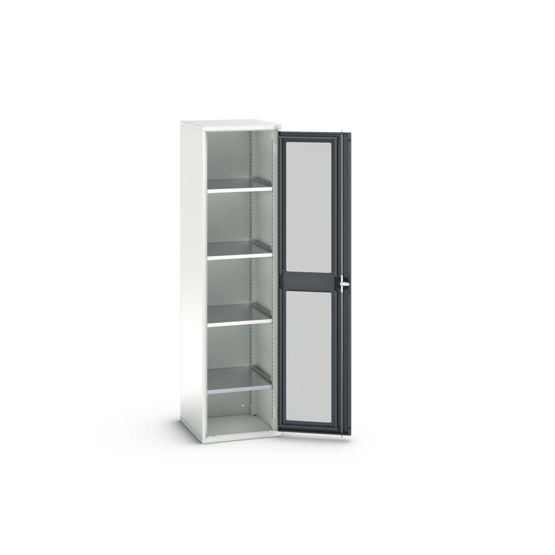 Produktfoto 1 von Bott Aufbewahrungsschrank Typ Regalschrank 1 Tür/en 4 Regal/e 2000 mm 525 mm 550 mm Stahlblech