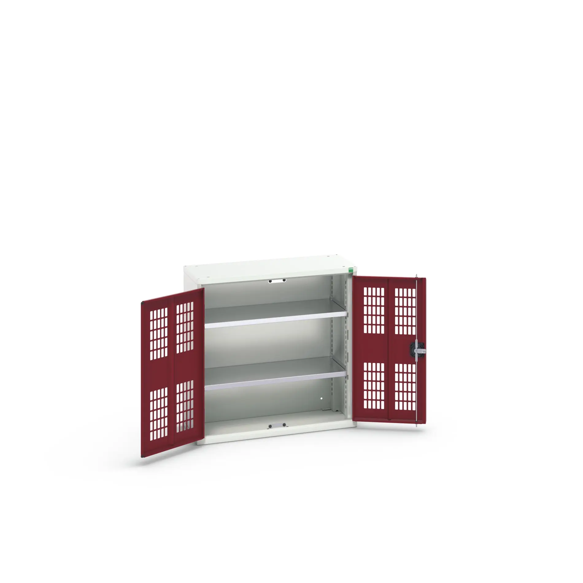 Produktfoto 1 von Bott Aufbewahrungsschrank Typ Regalschrank 2 Tür/en 2 Regal/e 800 mm 80 mm Ja 350 mm Stahlblech