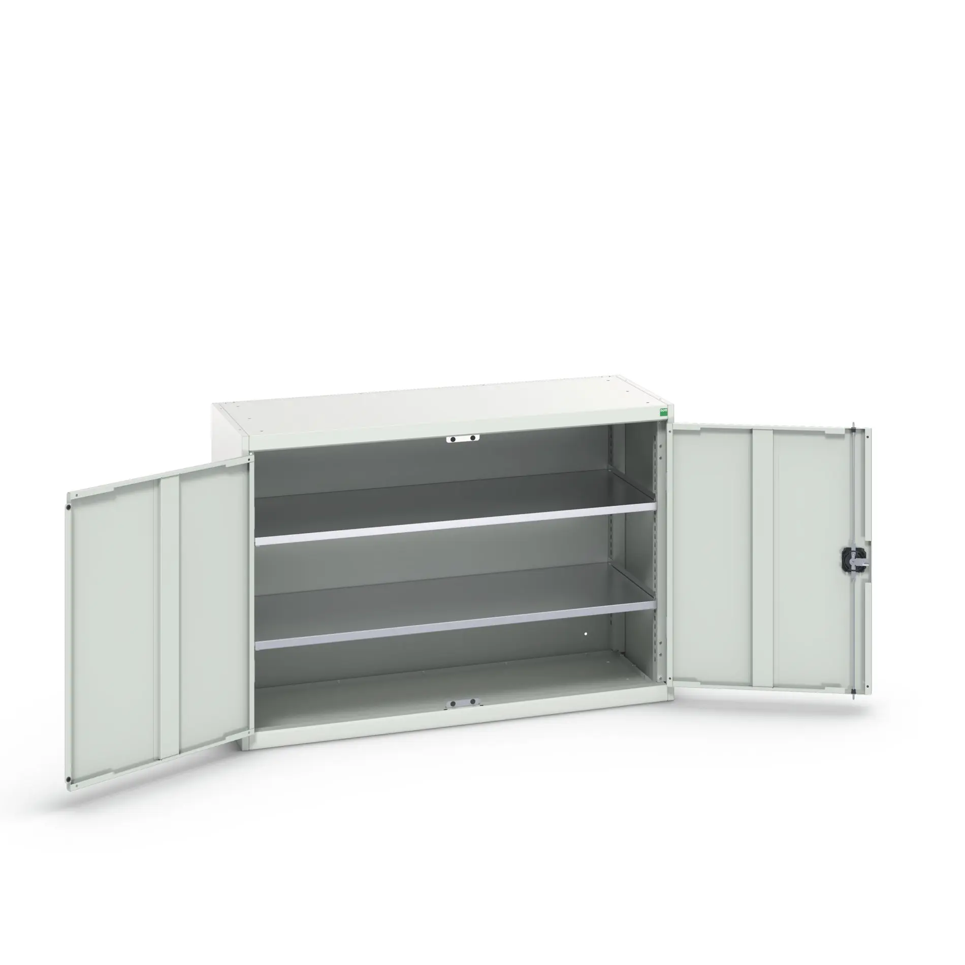 Produktfoto 1 von Bott Aufbewahrungsschrank Typ Regalschrank 2 Tür/en 2 Regal/e 900 mm 1300 mm Ja 550 mm Stahlblech