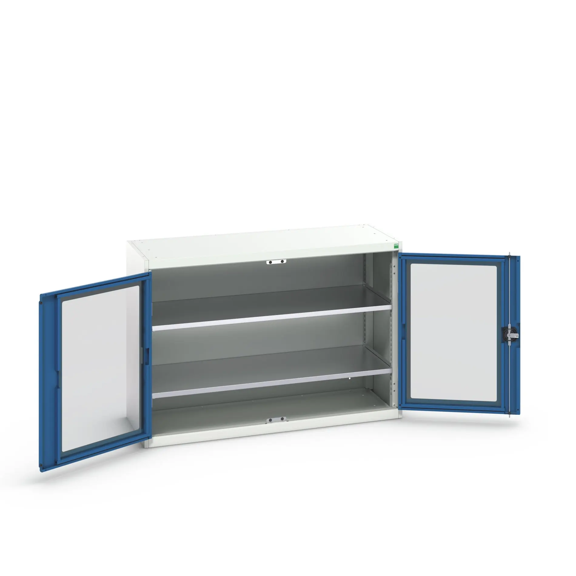 Produktfoto 1 von Bott Aufbewahrungsschrank Typ Regalschrank 2 Tür/en 2 Regal/e 900 mm 1300 mm Ja 550 mm Stahlblech