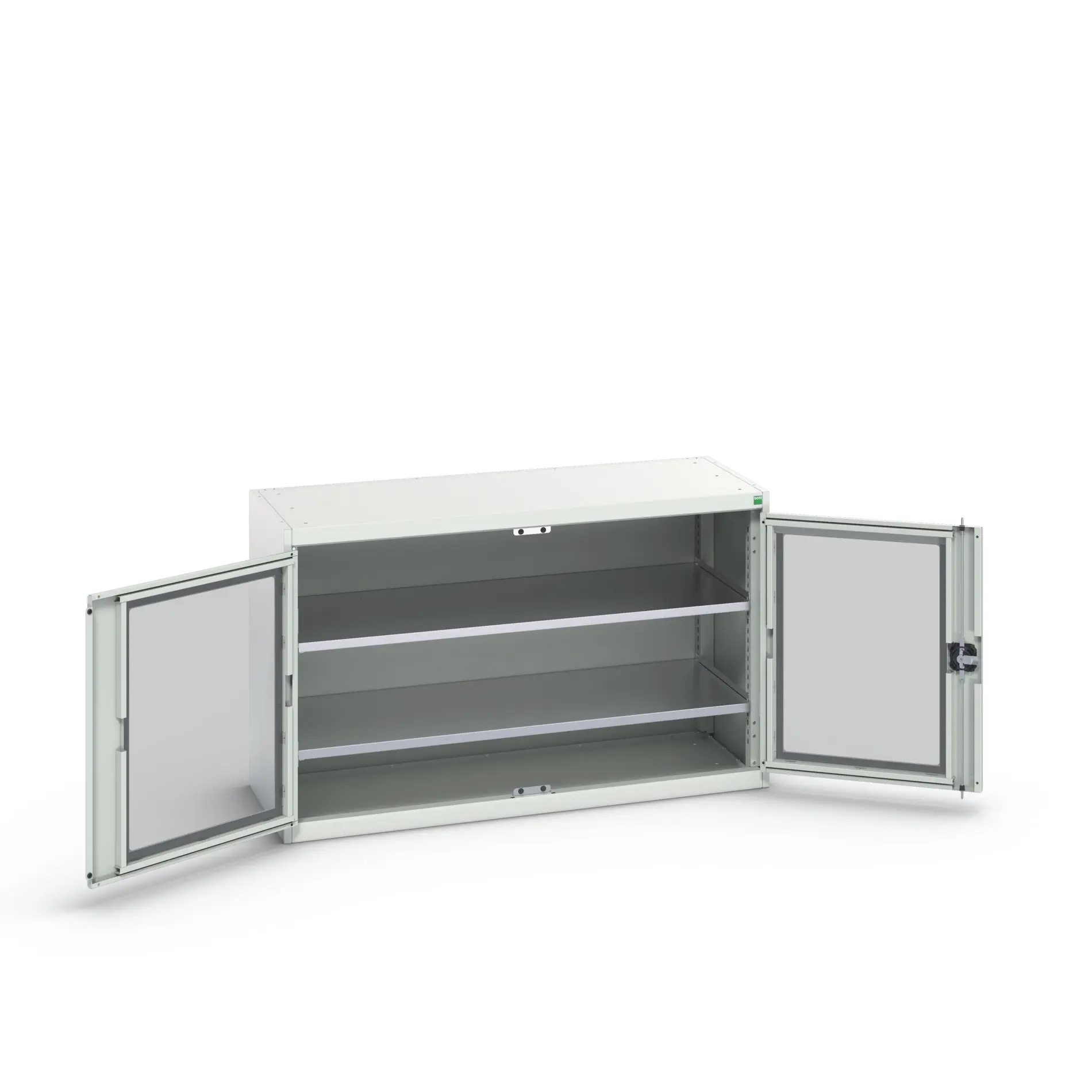 Produktfoto 1 von Bott Aufbewahrungsschrank Typ Regalschrank 2 Tür/en 2 Regal/e 800 mm 1300 mm Ja 550 mm Stahlblech