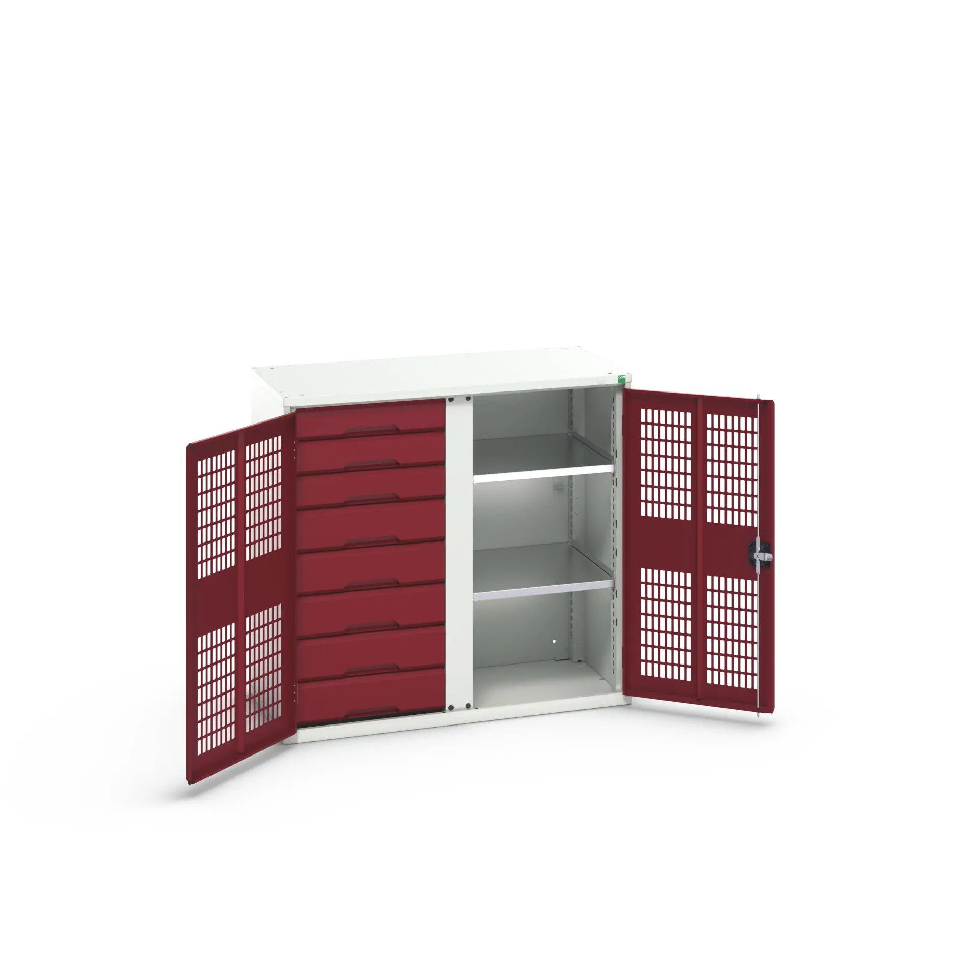 Produktfoto 1 von Bott Schrank Typ Bestückter Schrank 2 Tür/en 2 Regal/e 8 Schublade/n Stahlblech