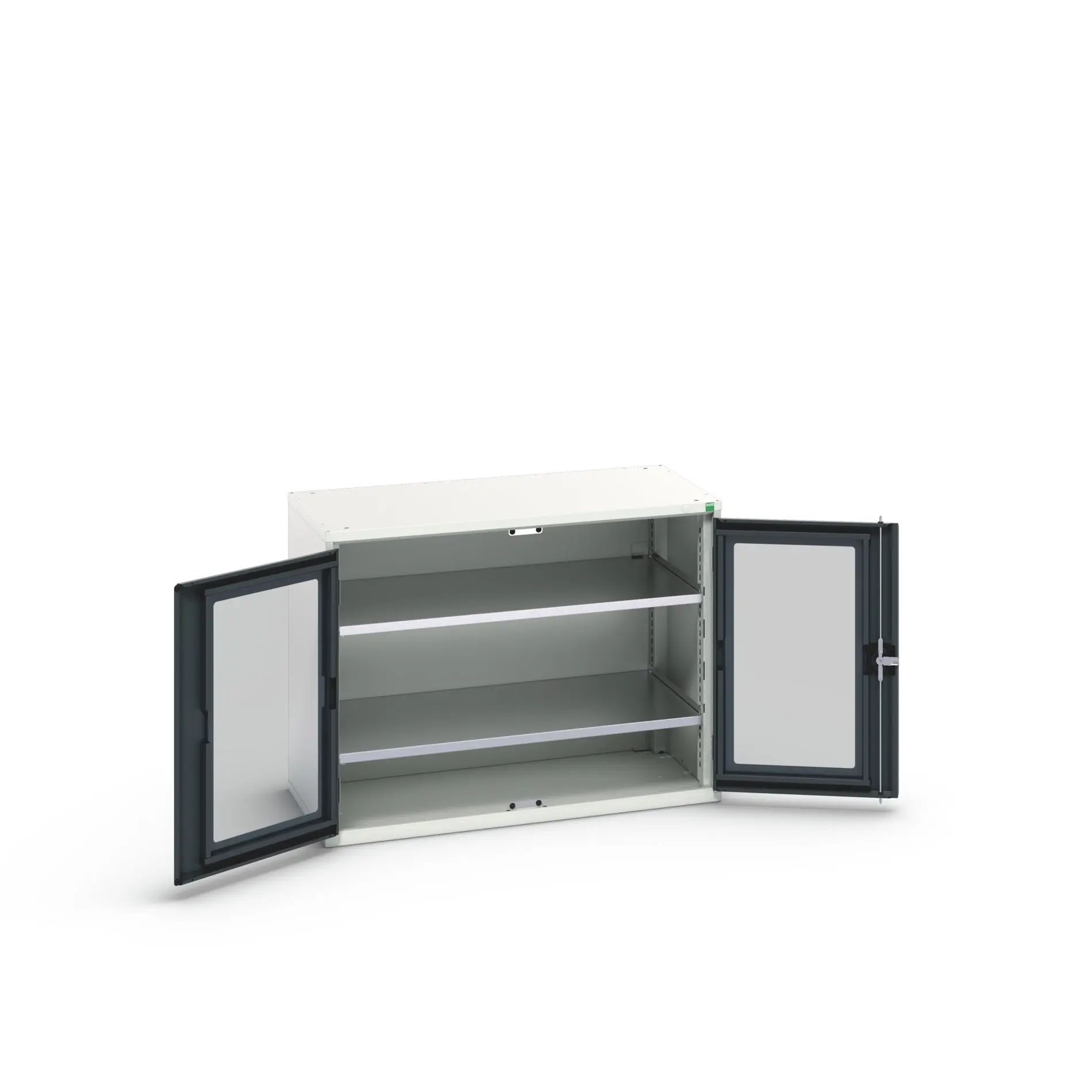 Produktfoto 1 von Bott Aufbewahrungsschrank Typ Regalschrank 2 Tür/en 2 Regal/e 800 mm 1050 mm Ja 550 mm Stahlblech