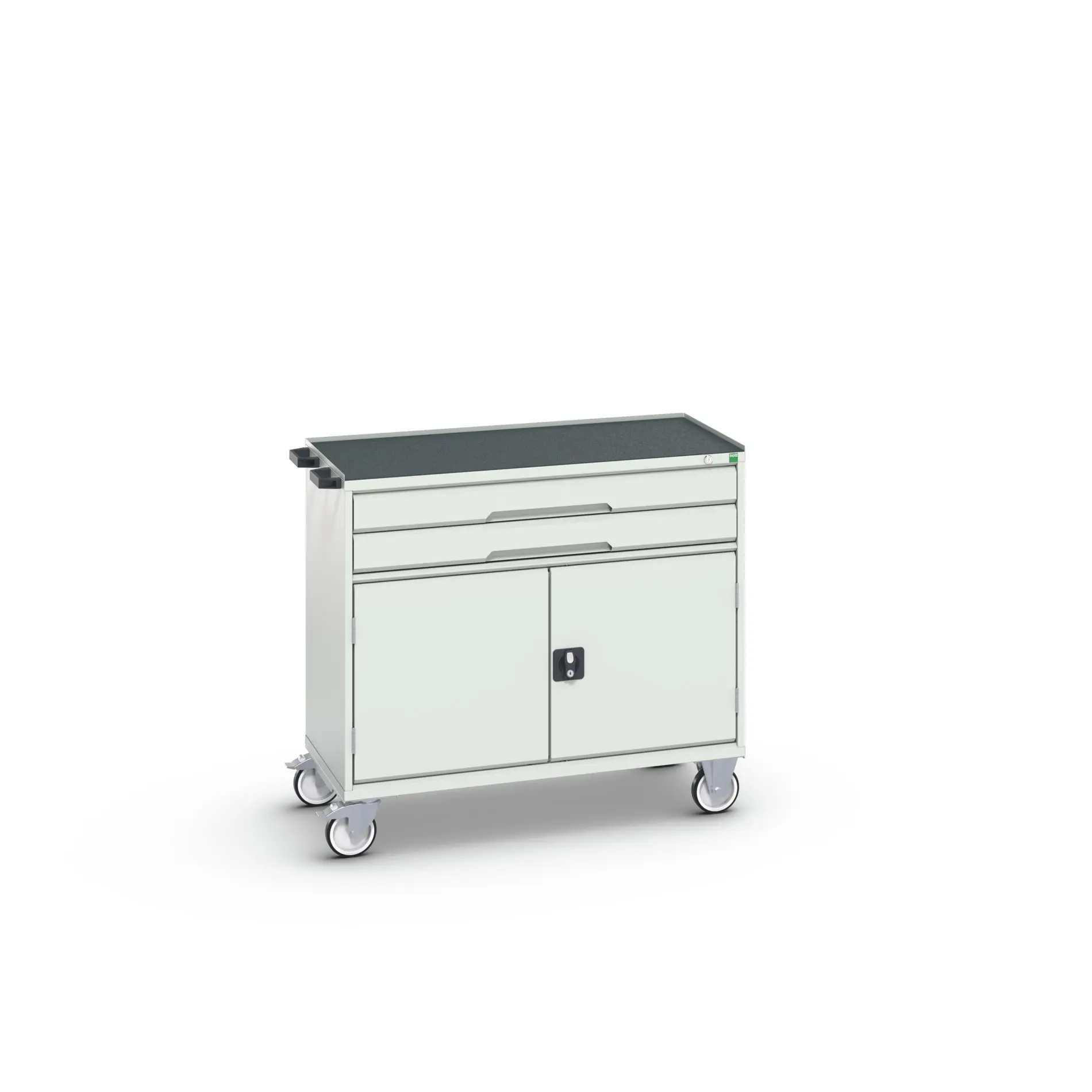 Produktfoto 1 von Bott Aufbewahrungsschrank Typ Beweglicher Schrank Freistehend 2 Tür/en 1 Regal/e 2 Schublade/n 965 mm 1050 mm Ja 550 mm
