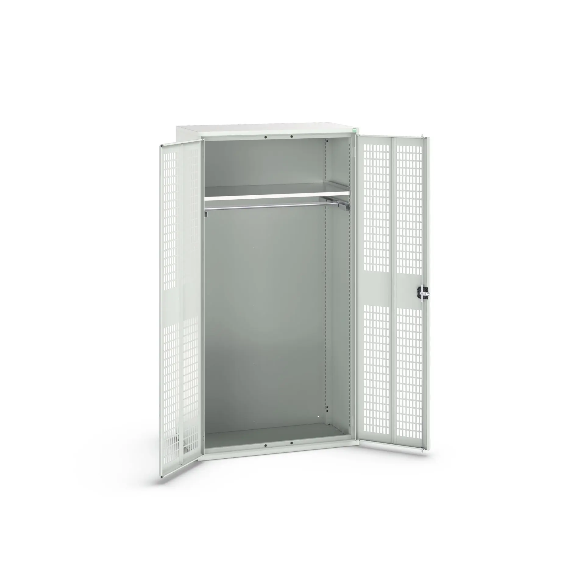Produktfoto 1 von Bott Aufbewahrungsschrank Typ Bestückter Schrank 2 Tür/en 1 Regal/e 2000 mm 1050 mm Ja 550 mm Stahlblech