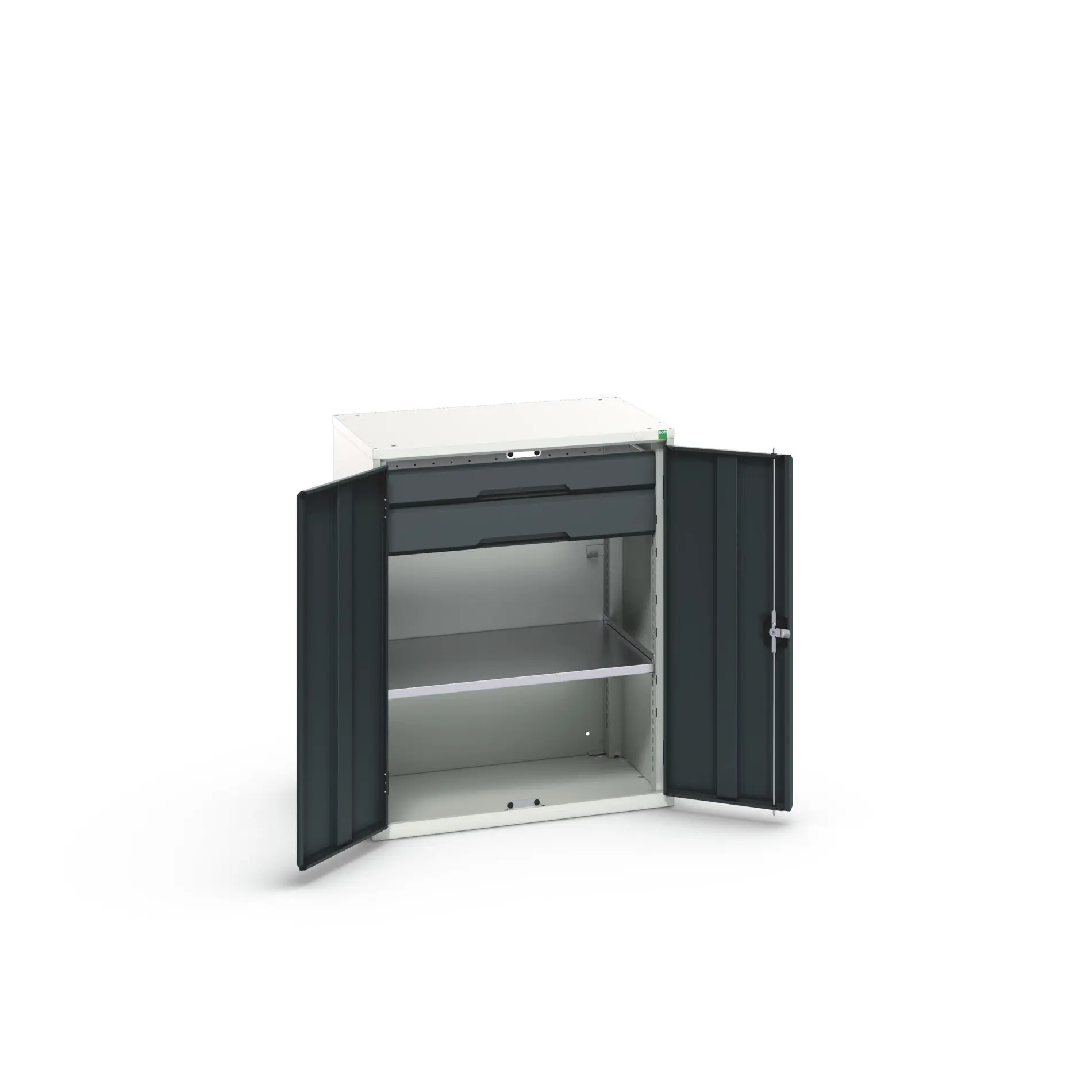 Produktfoto 1 von Bott Schrank Typ Bestückter Schrank 2 Tür/en 1 Regal/e 2 Schublade/n Stahlblech