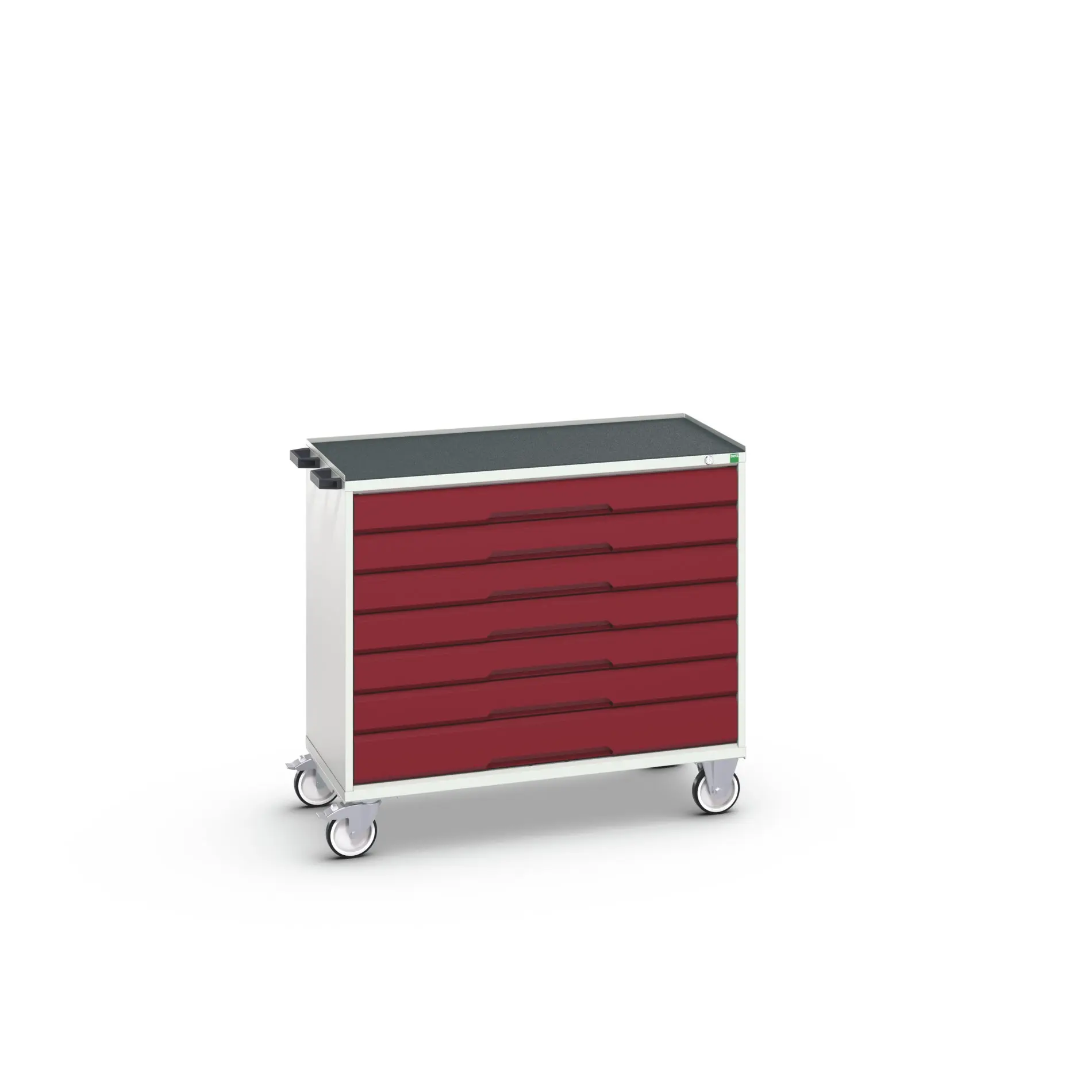 Produktfoto 1 von Bott Aufbewahrungsschrank Typ Beweglicher Schrank Freistehend 7 Schublade/n 965 mm 1050 mm Ja 550 mm mit Rädern