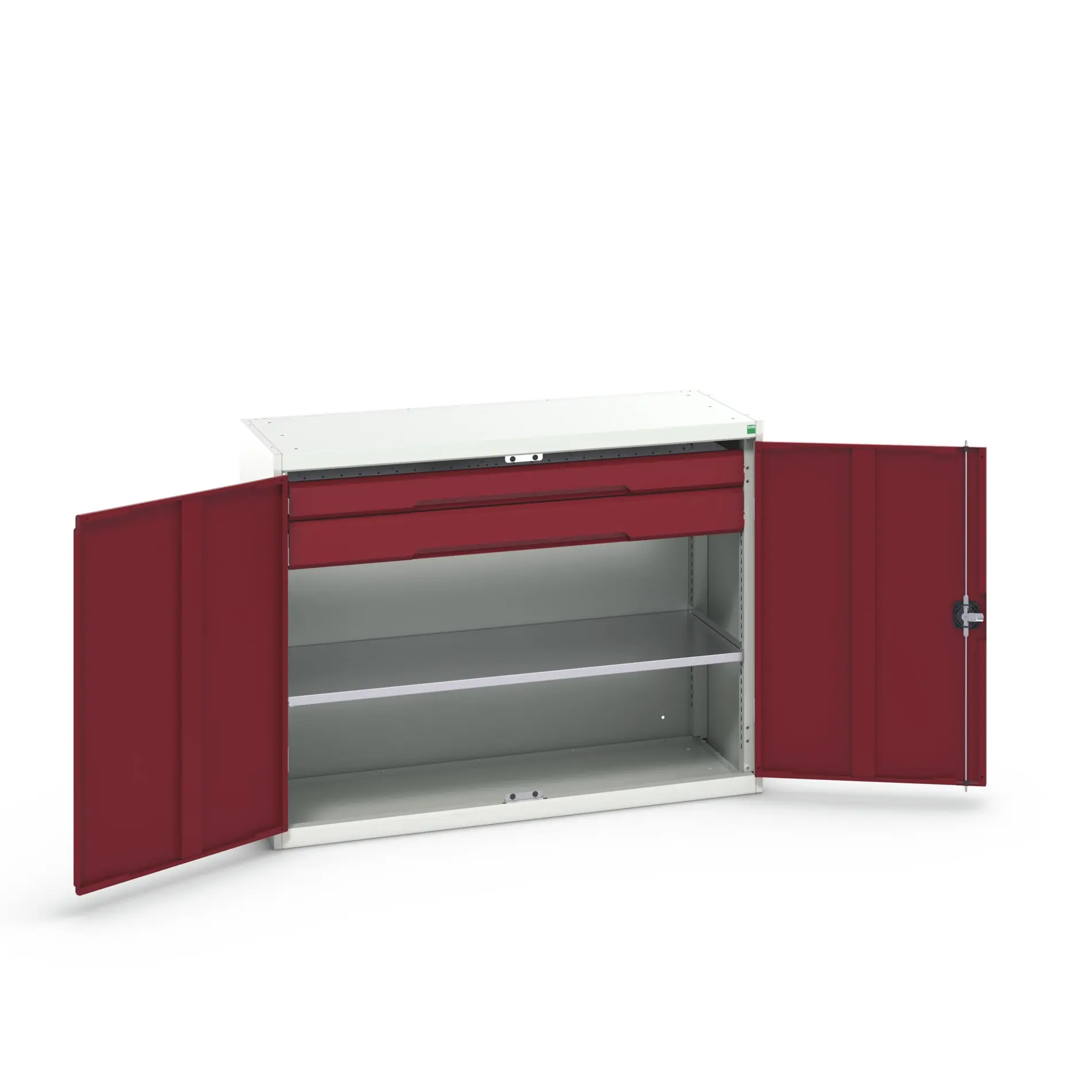Produktfoto 1 von Bott Schrank Typ Bestückter Schrank 2 Tür/en 1 Regal/e 2 Schublade/n Stahlblech