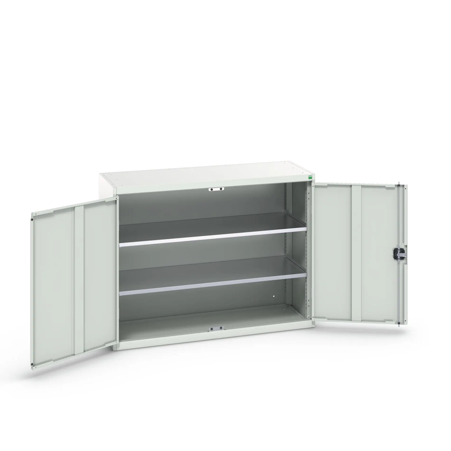 Produktfoto 1 von Bott Aufbewahrungsschrank Typ Regalschrank 2 Tür/en 2 Regal/e 1000 mm 1300 mm Ja 550 mm Stahlblech
