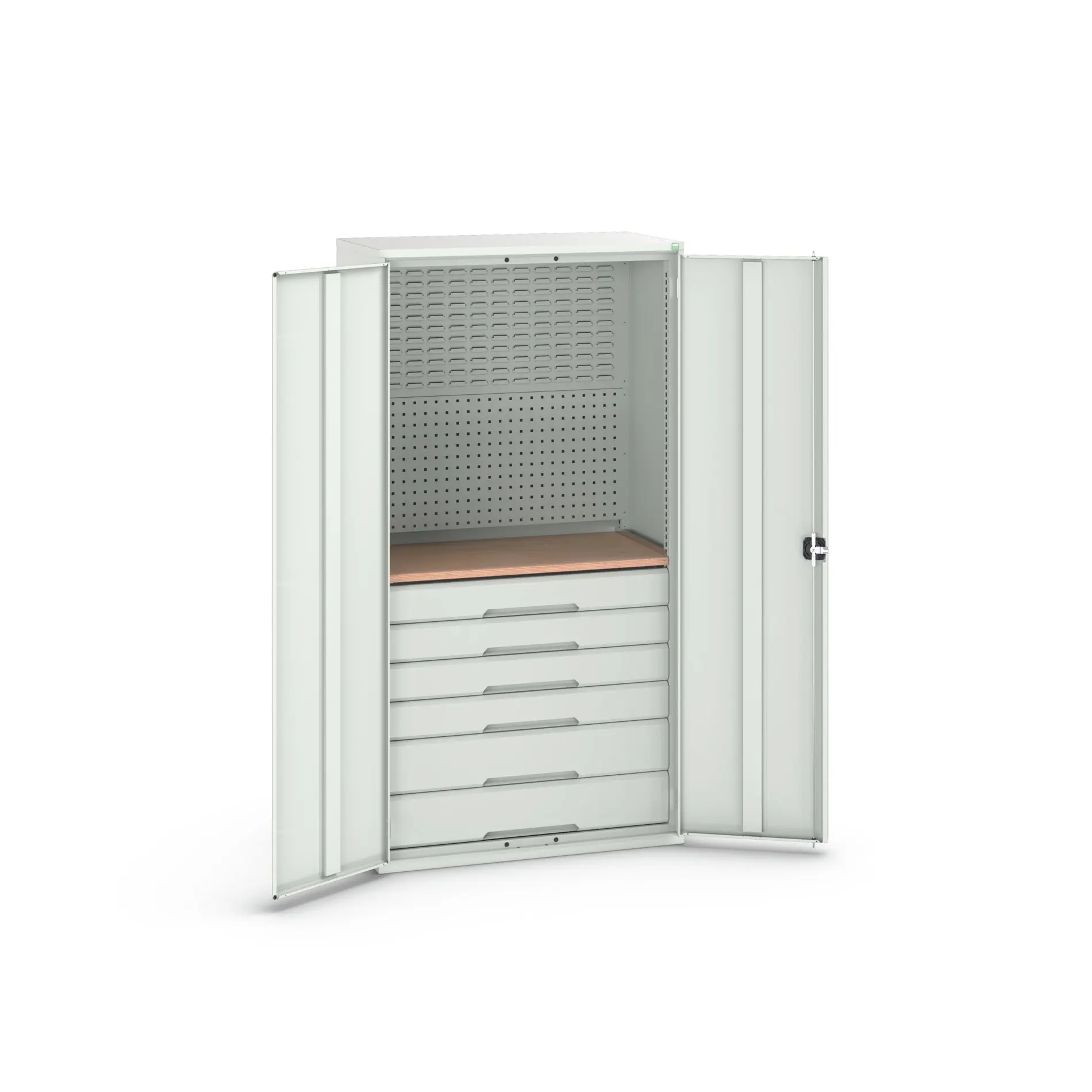 Produktfoto 1 von Bott Schrank Typ Bestückter Schrank 2 Tür/en 1 Regal/e 6 Schublade/n Stahlblech