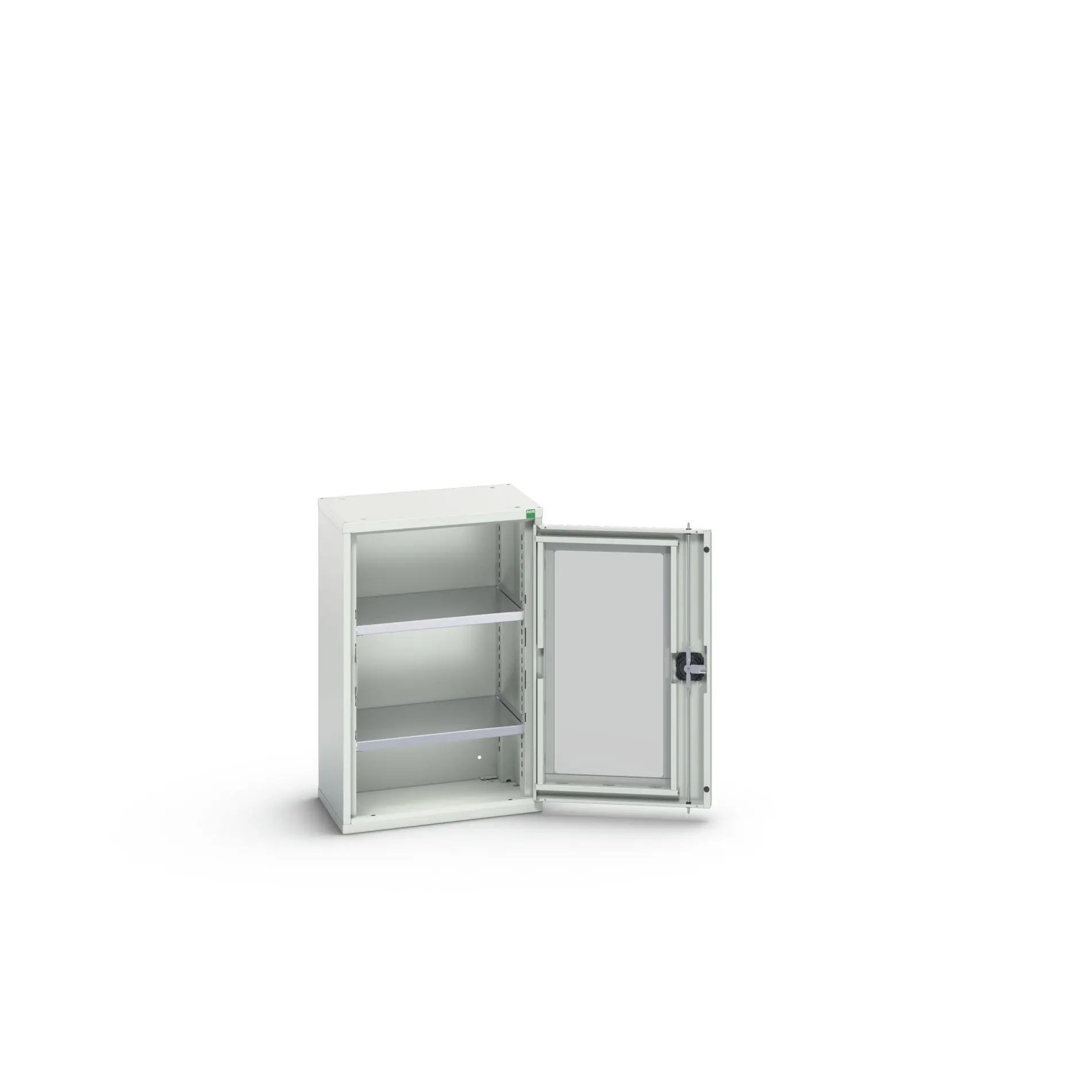 Produktfoto 1 von Bott Aufbewahrungsschrank Typ Regalschrank 1 Tür/en 2 Regal/e 800 mm 525 mm 350 mm Stahlblech