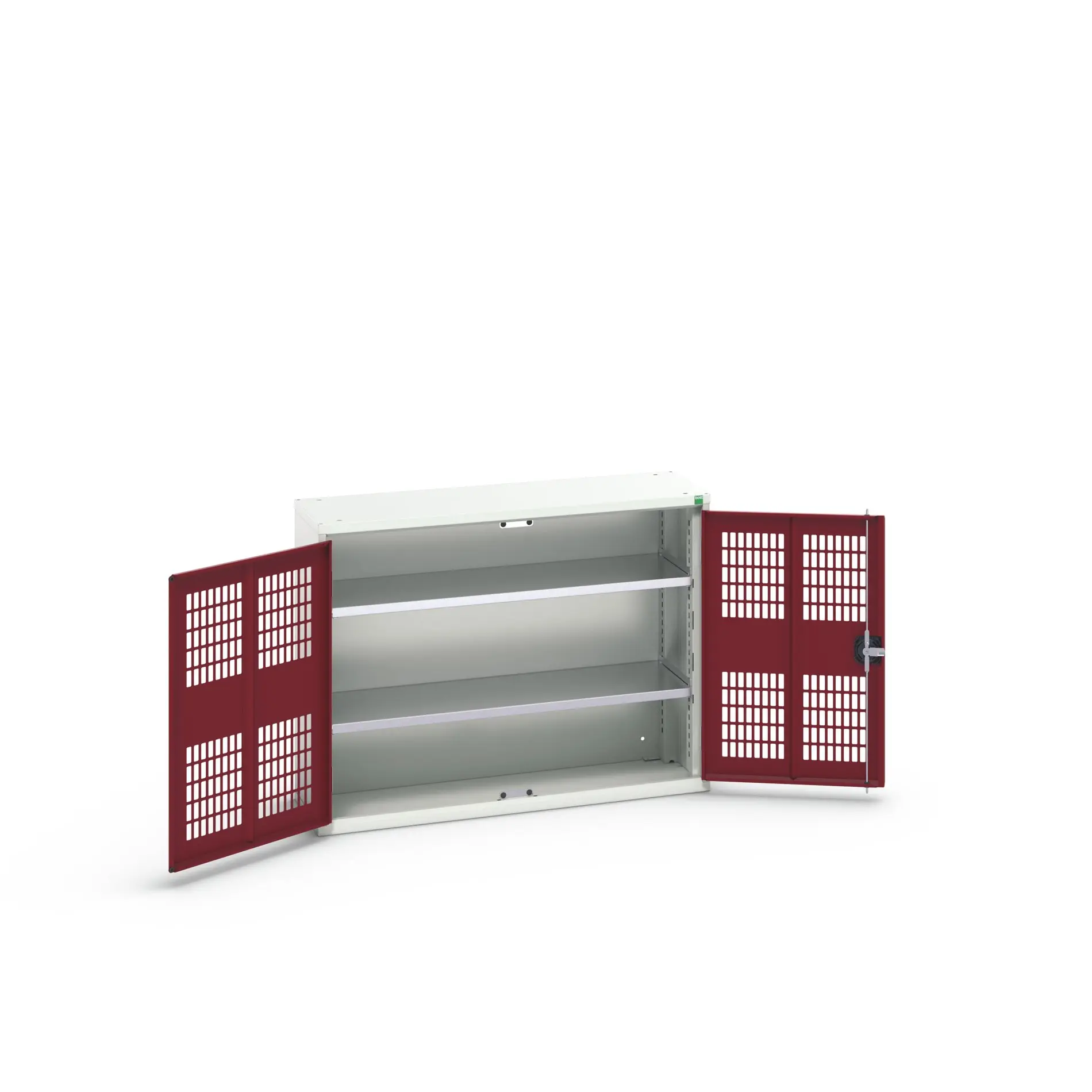 Produktfoto 1 von Bott Aufbewahrungsschrank Typ Regalschrank 2 Tür/en 2 Regal/e 800 mm 1050 mm Ja 350 mm Stahlblech