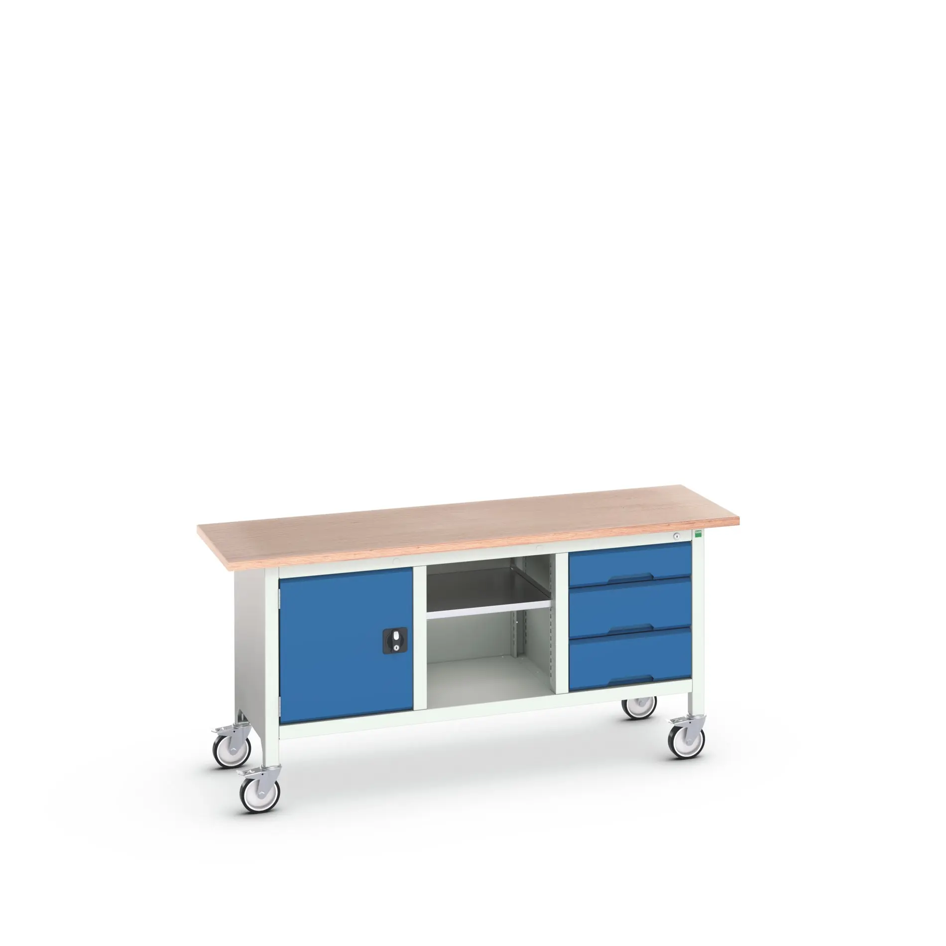 Produktfoto 1 von Bott Aufbewahrungsschrank Typ Aufbewahrungstisch Freistehend 1 Tür/en 1 Regal/e 3 Schublade/n 830 mm 1750 mm 600 mm mit