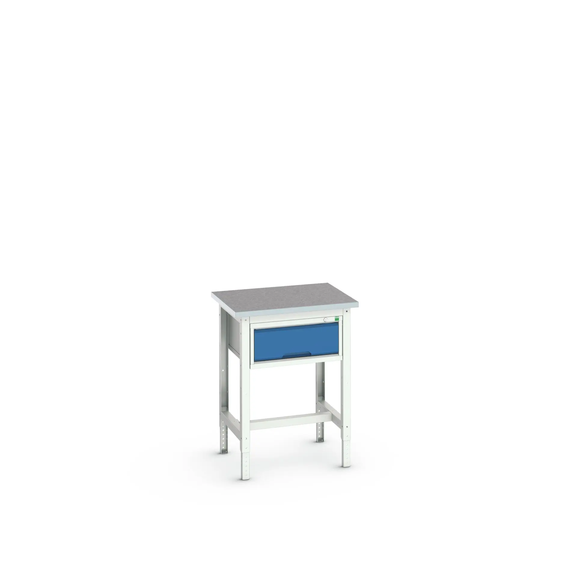 Produktfoto 1 von Bott Höhenverstellbarer Arbeitstisch Stahl Werkbank Einstellbare Höhe L. 700 mm B. 600 mm H. 930 mm, Traglast 200kg