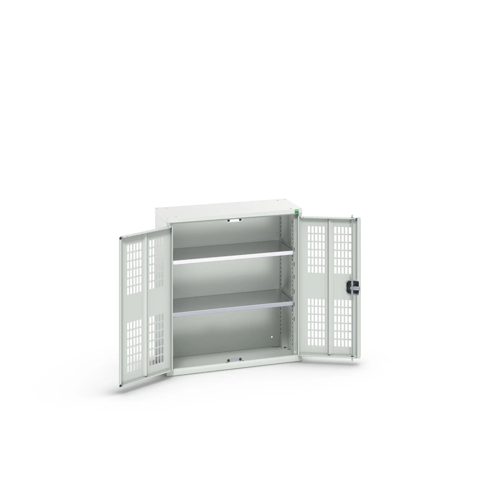 Produktfoto 1 von Bott Aufbewahrungsschrank Typ Regalschrank 2 Tür/en 2 Regal/e 900 mm 80 mm Ja 350 mm Stahlblech