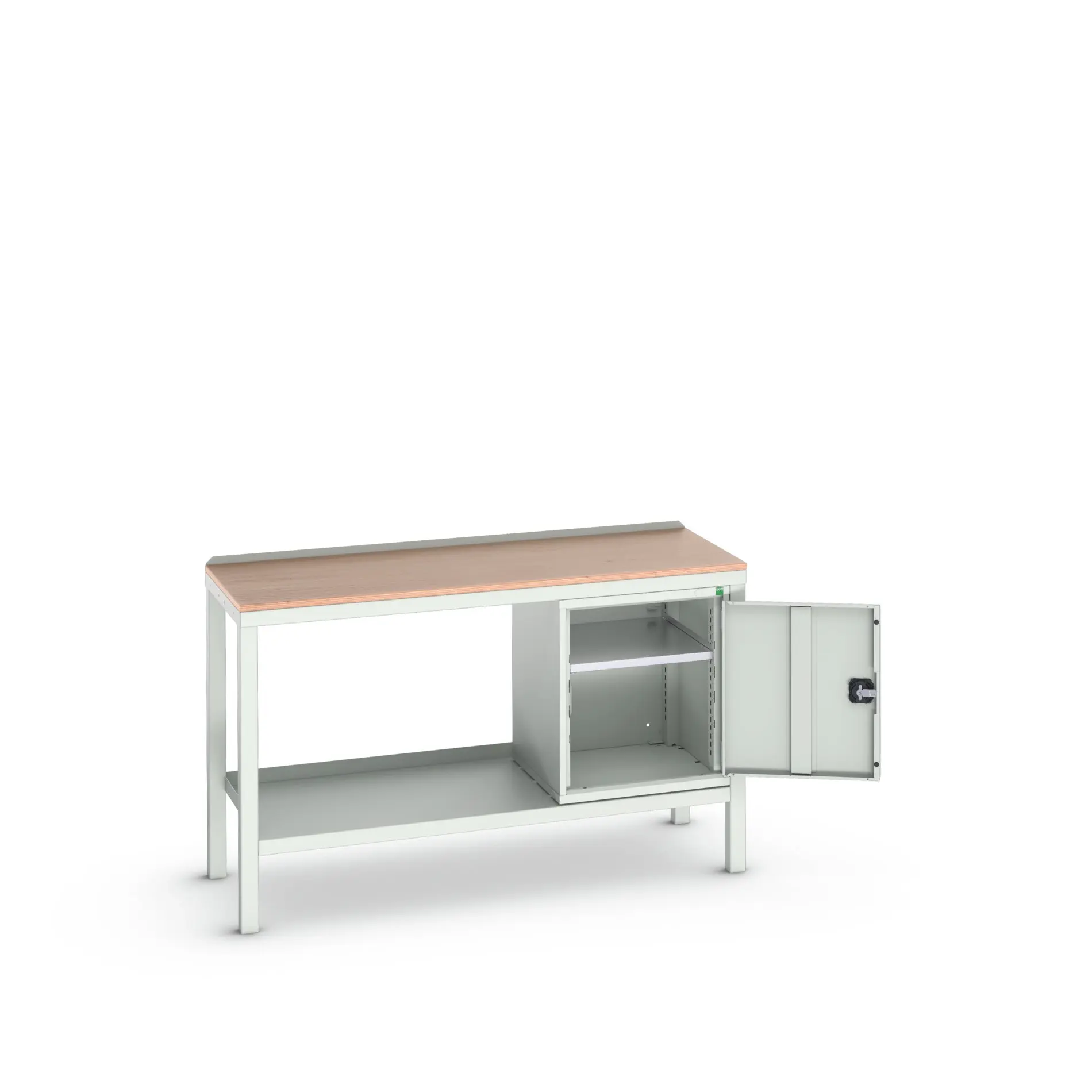 Produktfoto 1 von Bott Geschweißte Sitzbank Stahl Werkbank L. 1500 mm B. 600 mm H. 930 mm, Traglast 75kg