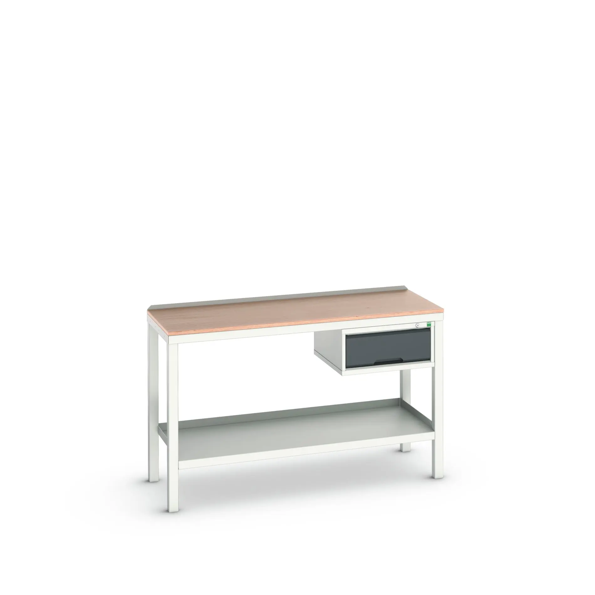 Produktfoto 1 von Bott Geschweißte Sitzbank Stahl Werkbank L. 1500 mm B. 600 mm H. 930 mm, Traglast 75kg