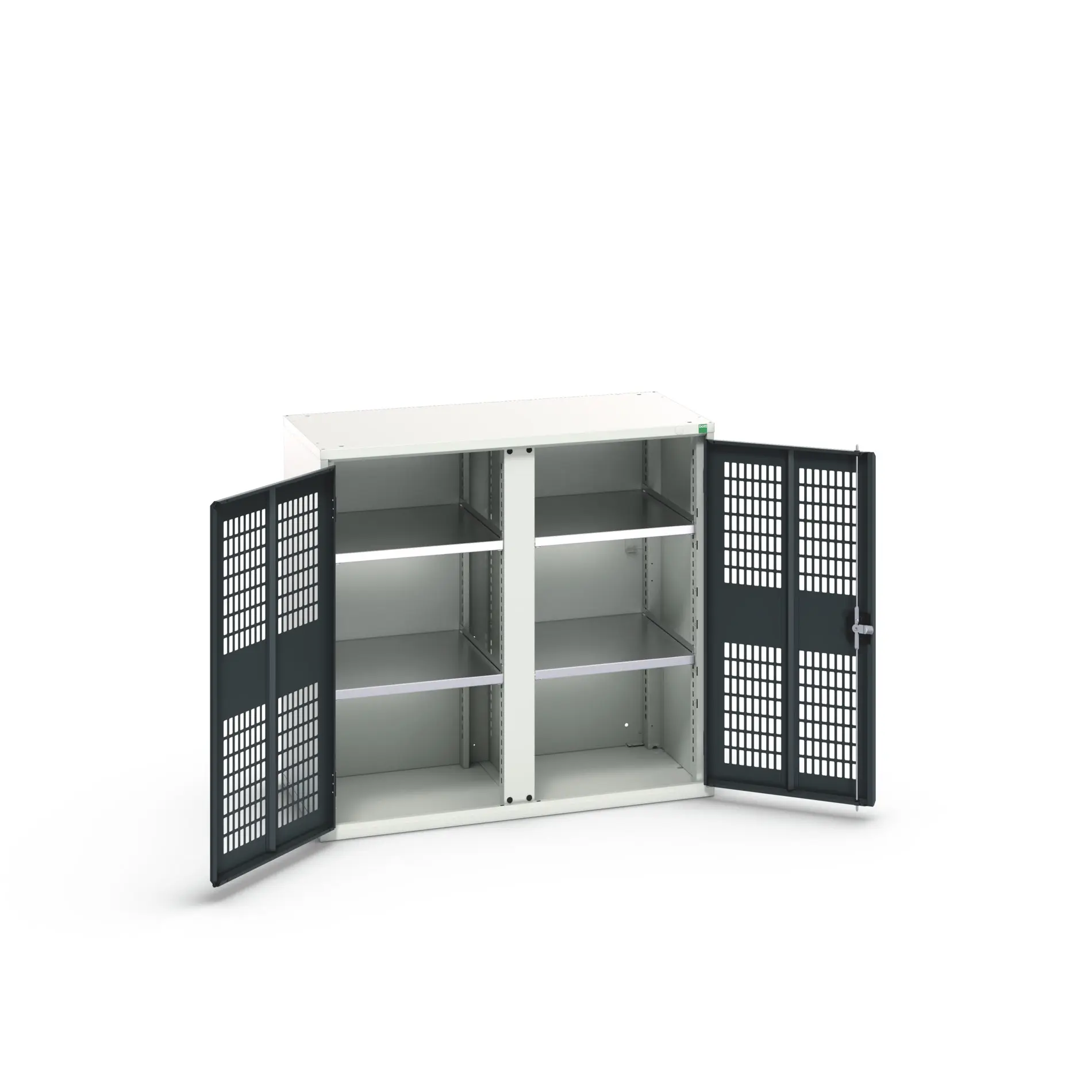 Produktfoto 1 von Bott Schrank Typ Bestückter Schrank 2 Tür/en 4 Regal/e Stahlblech