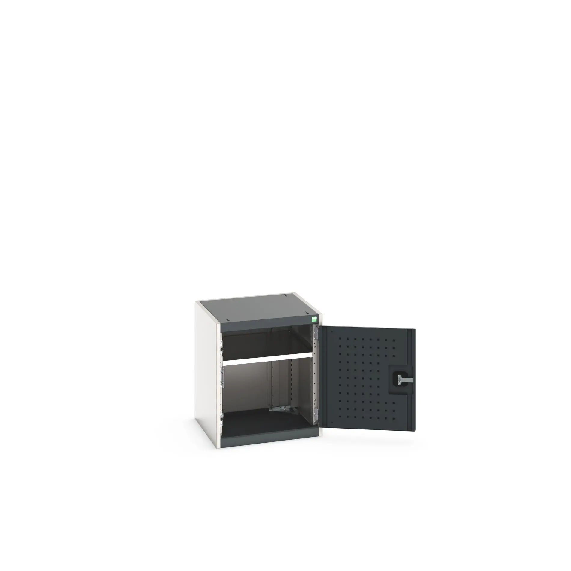 Produktfoto 1 von Bott Aufbewahrungsschrank Typ Regalschrank 1 Tür/en 1 Regal/e 600 mm 525 mm Ja 525 mm Stahlblech