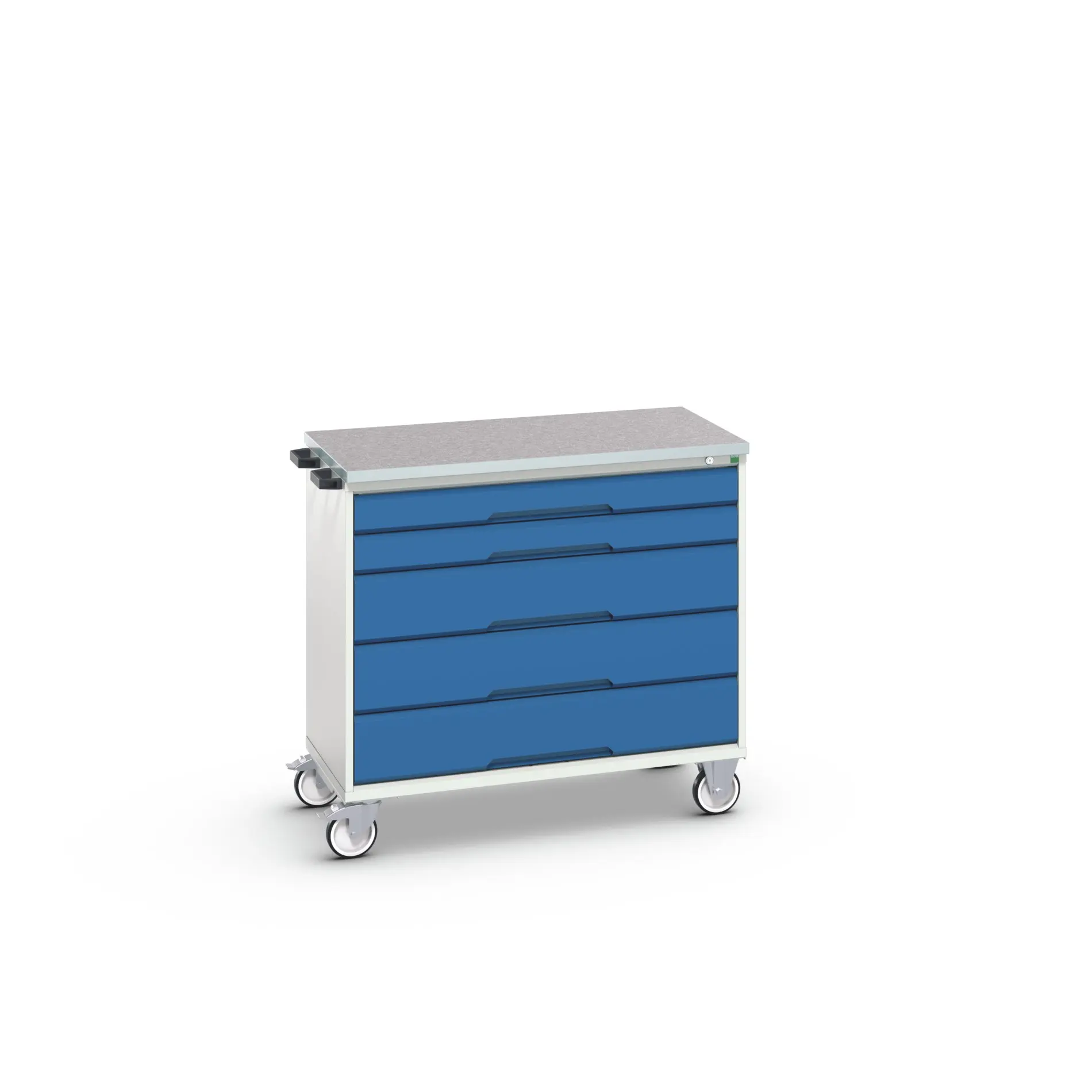 Produktfoto 1 von Bott Aufbewahrungsschrank Typ Beweglicher Schrank Freistehend 5 Schublade/n 980 mm 1050 mm Ja 600 mm mit Rädern