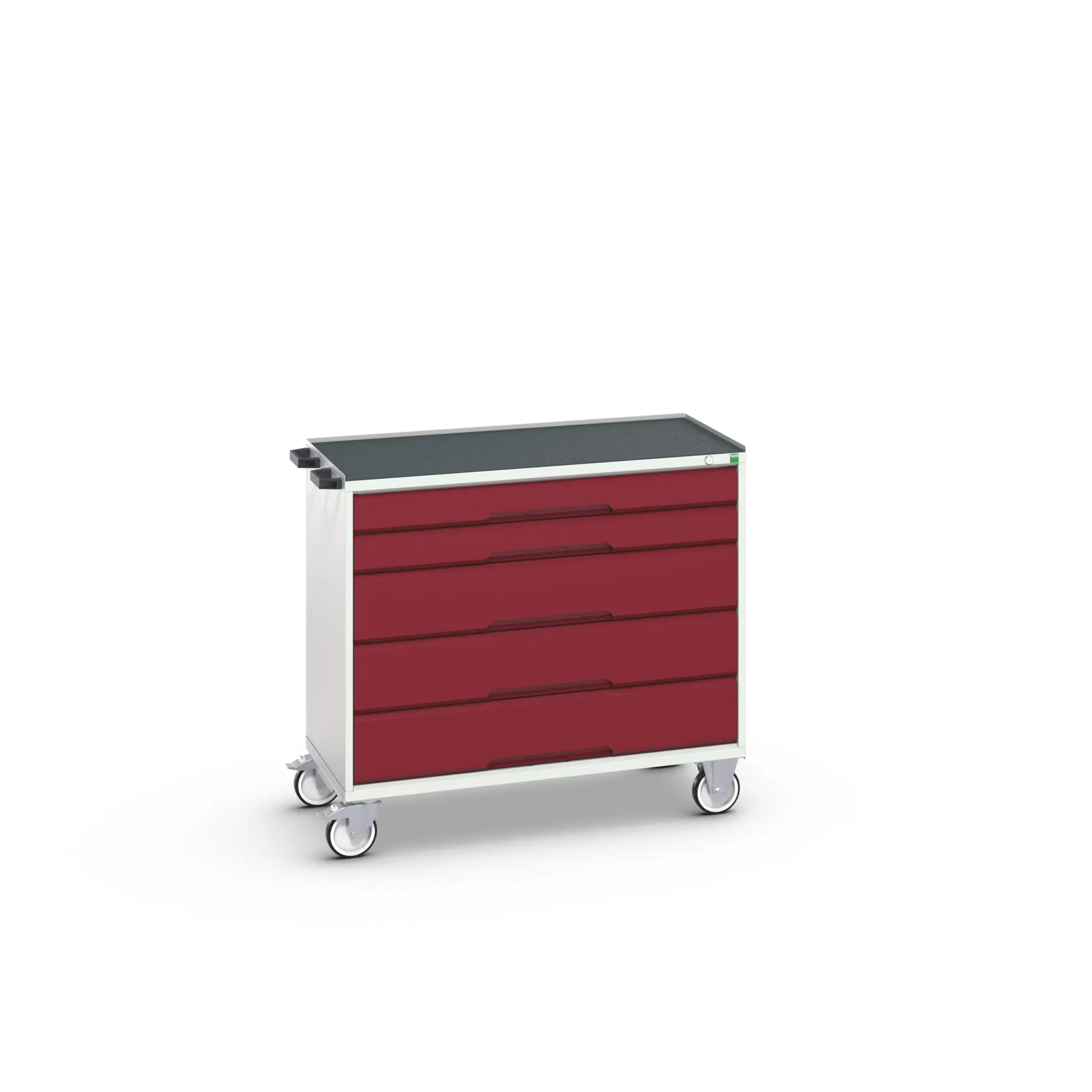 Produktfoto 1 von Bott Aufbewahrungsschrank Typ Beweglicher Schrank Freistehend 5 Schublade/n 965 mm 1050 mm Ja 600 mm mit Rädern