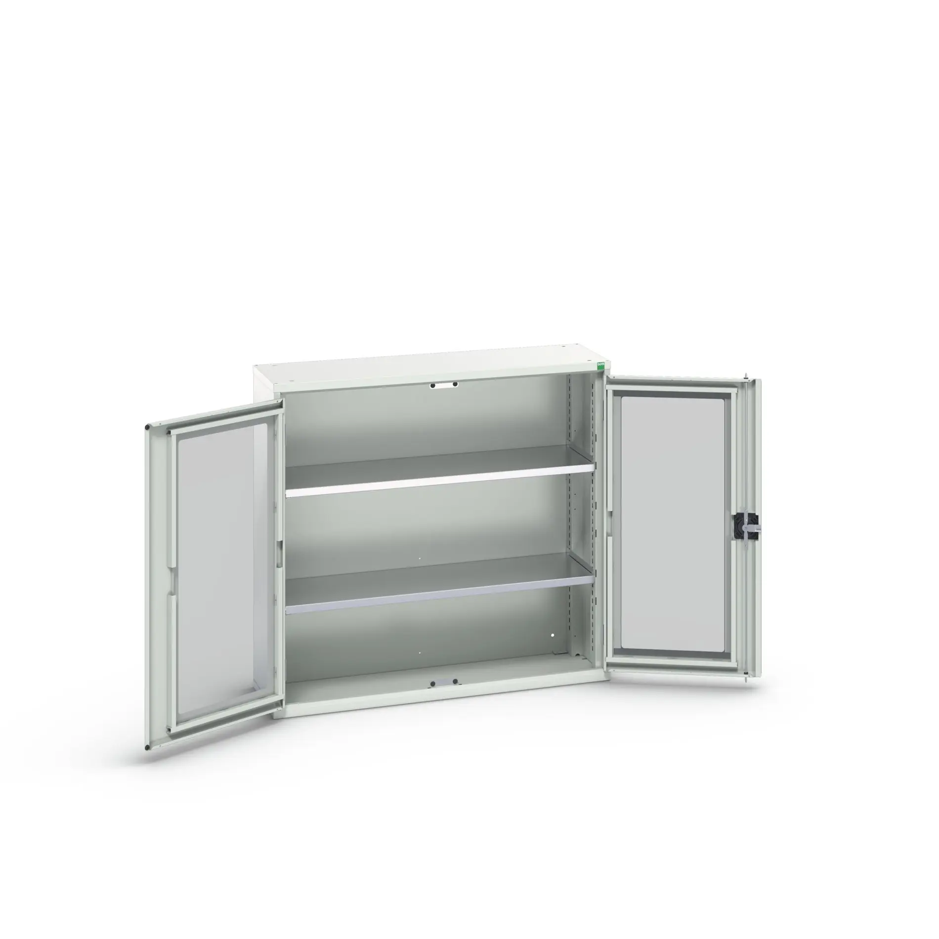 Produktfoto 1 von Bott Aufbewahrungsschrank Typ Regalschrank 2 Tür/en 2 Regal/e 1000 mm 1050 mm 350 mm Stahlblech
