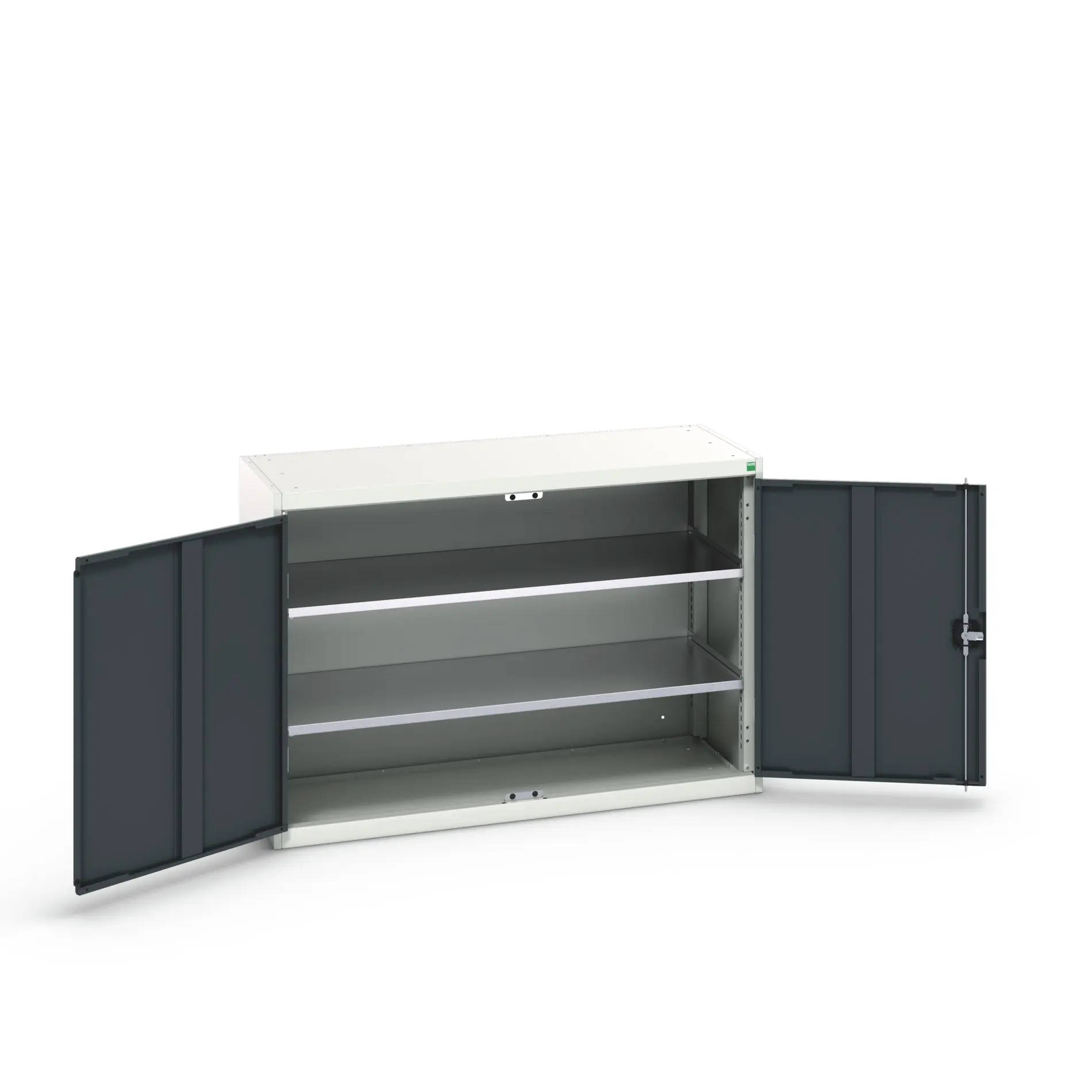 Produktfoto 1 von Bott Aufbewahrungsschrank Typ Regalschrank 2 Tür/en 2 Regal/e 900 mm 1300 mm Ja 550 mm Stahlblech