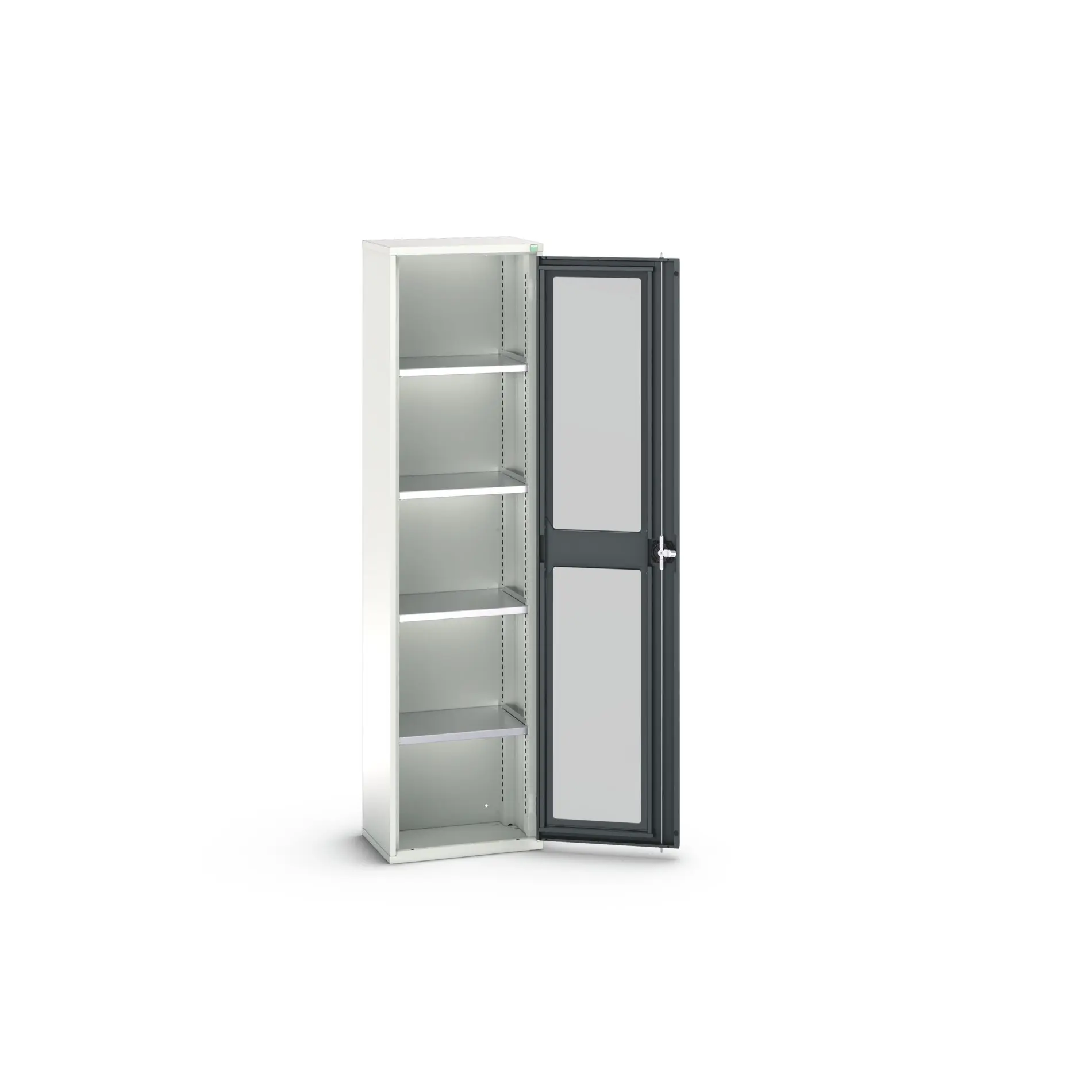 Produktfoto 1 von Bott Aufbewahrungsschrank Typ Regalschrank 1 Tür/en 4 Regal/e 2000 mm 525 mm 350 mm Stahlblech