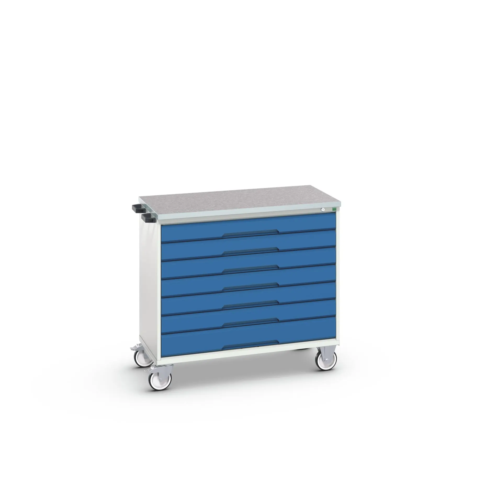 Produktfoto 1 von Bott Aufbewahrungsschrank Typ Beweglicher Schrank Freistehend 7 Schublade/n 980 mm 1050 mm Ja 600 mm mit Rädern