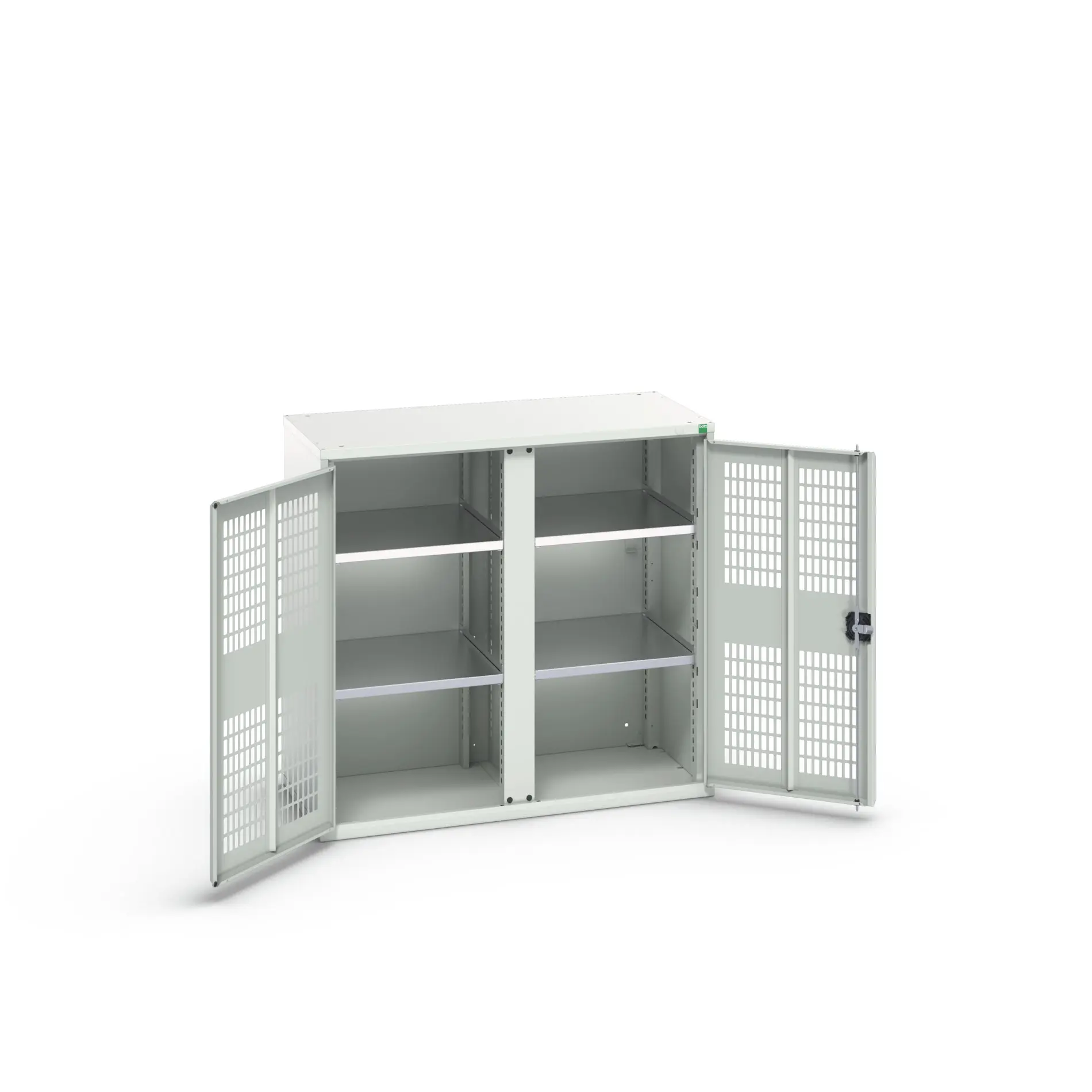Bott Aufbewahrungsschrank Typ Bestückter Schrank 2 Tür/en 4 Regal/e 1000 mm 1050 mm Ja 550 mm Stahlblech
