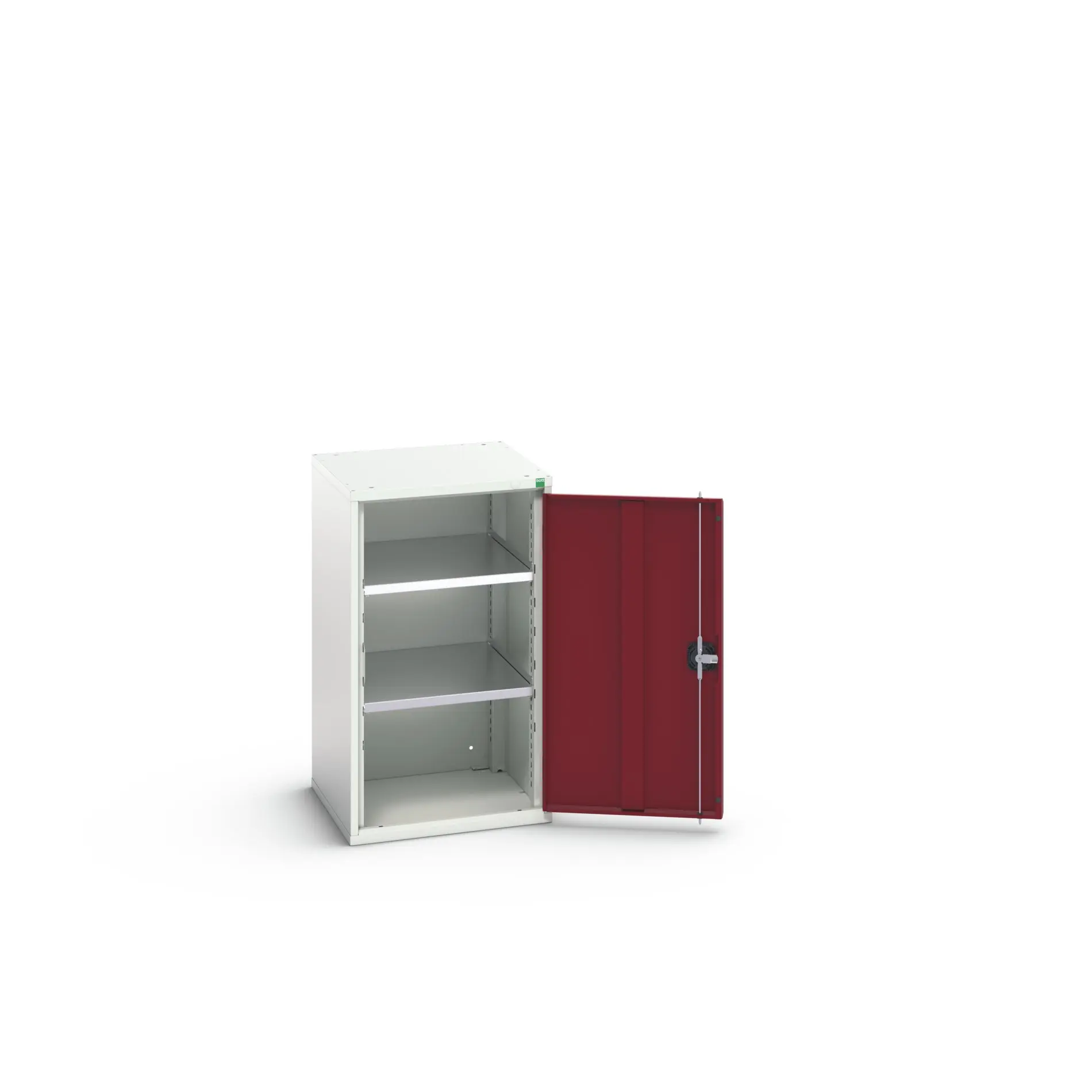 Produktfoto 1 von Bott Aufbewahrungsschrank Typ Regalschrank 1 Tür/en 2 Regal/e 900 mm 525 mm 550 mm Stahlblech