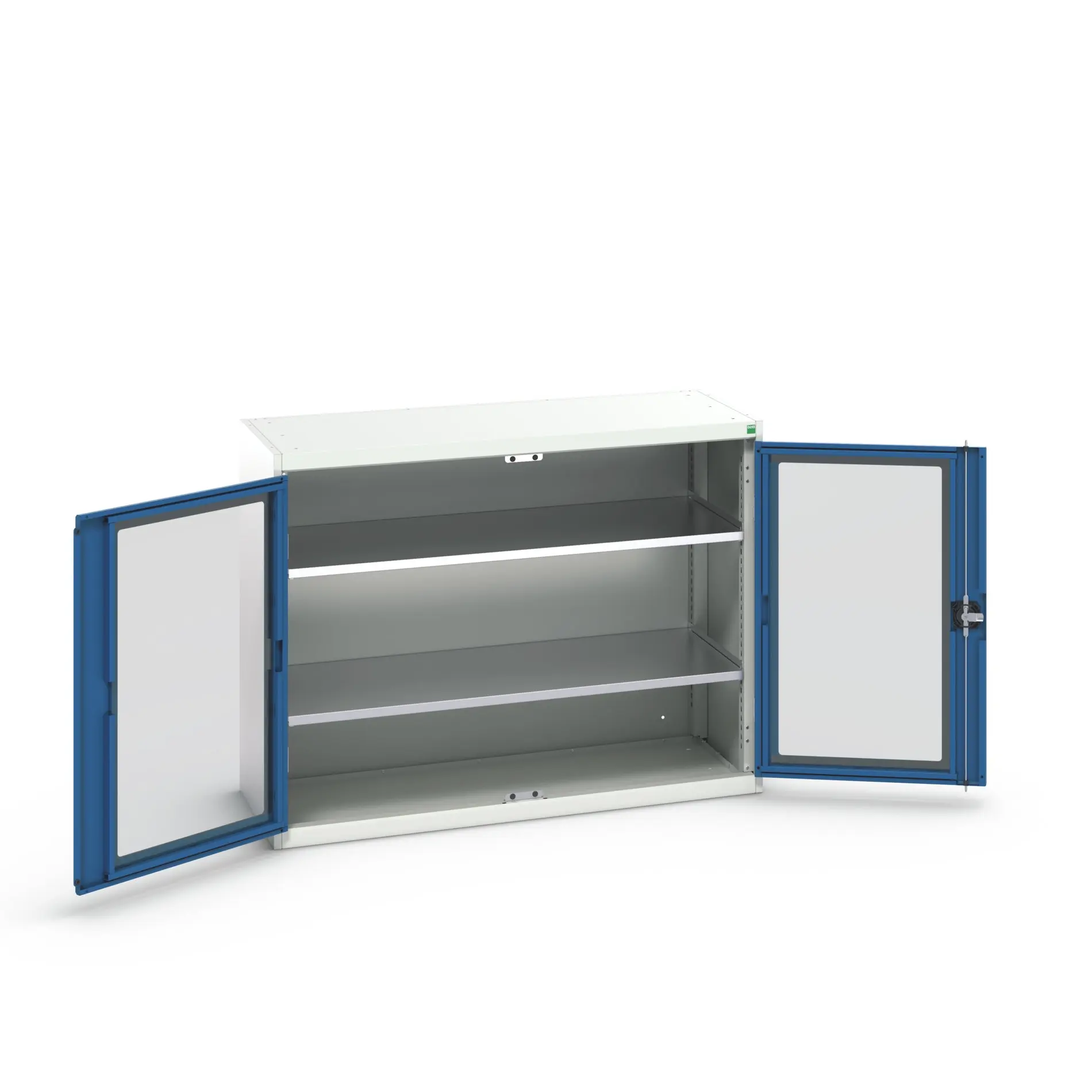 Produktfoto 1 von Bott Aufbewahrungsschrank Typ Regalschrank 2 Tür/en 2 Regal/e 1000 mm 1300 mm Ja 550 mm Stahlblech