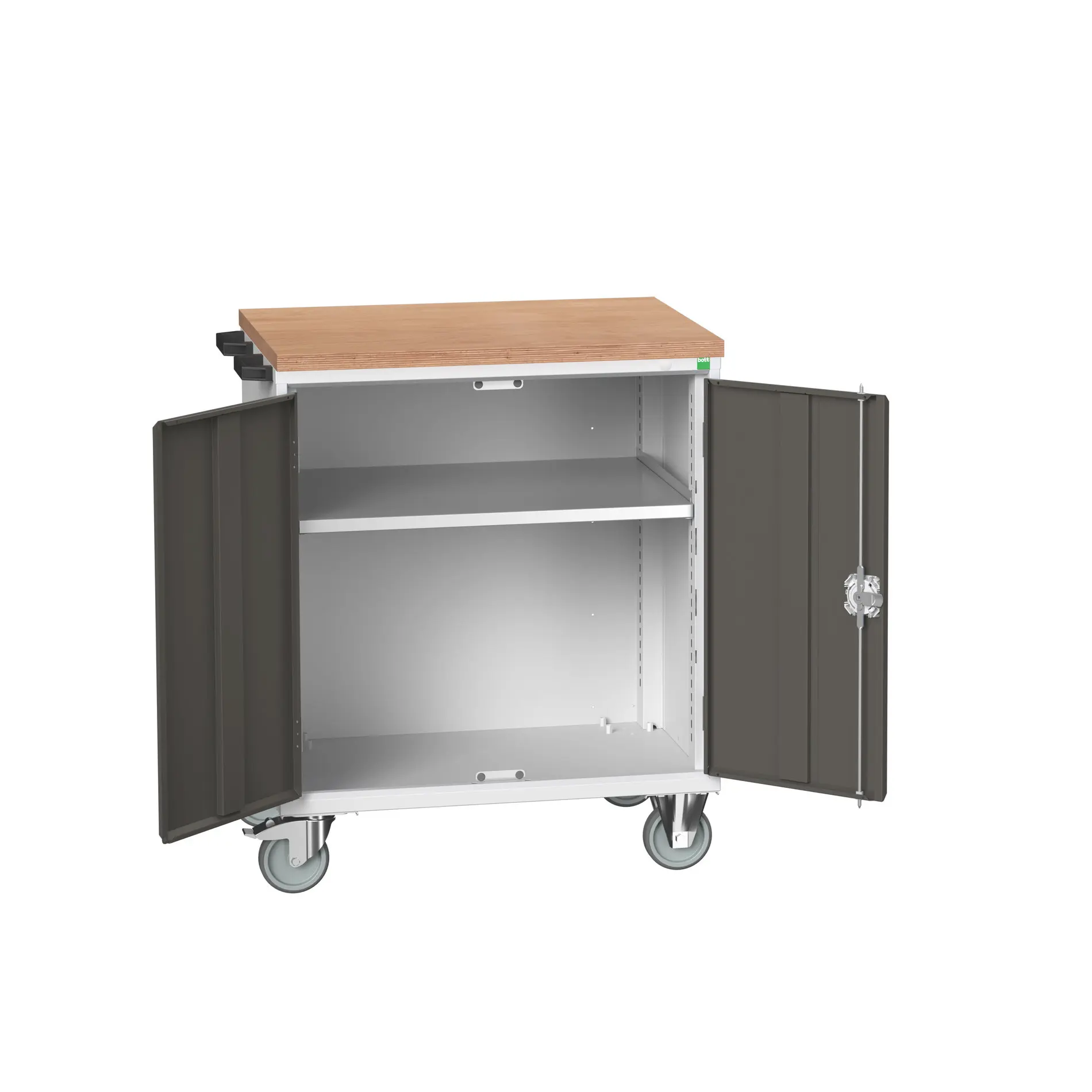 Produktfoto 1 von Bott Schrank Typ Beweglicher Schrank Bodenmontage 2 Tür/en 1 Regal/e Stahlblech