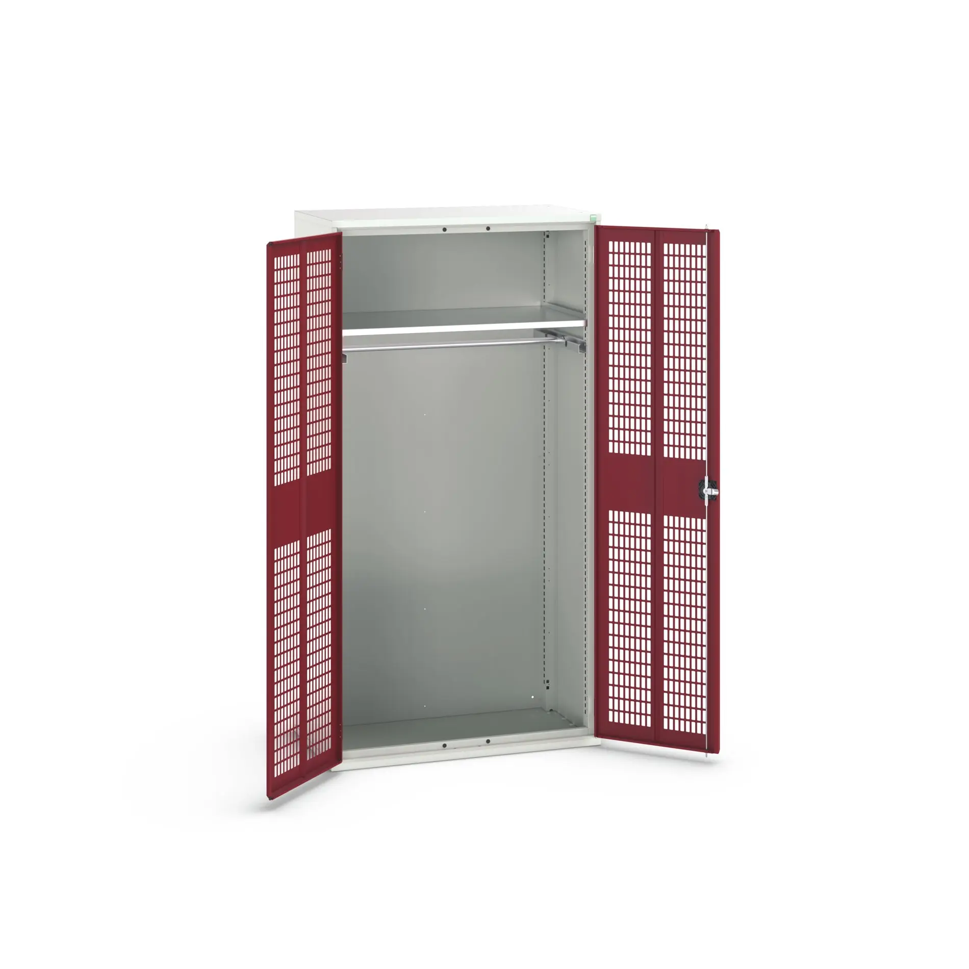 Produktfoto 1 von Bott Aufbewahrungsschrank Typ Bestückter Schrank 2 Tür/en 1 Regal/e 2000 mm 1050 mm Ja 550 mm Stahlblech