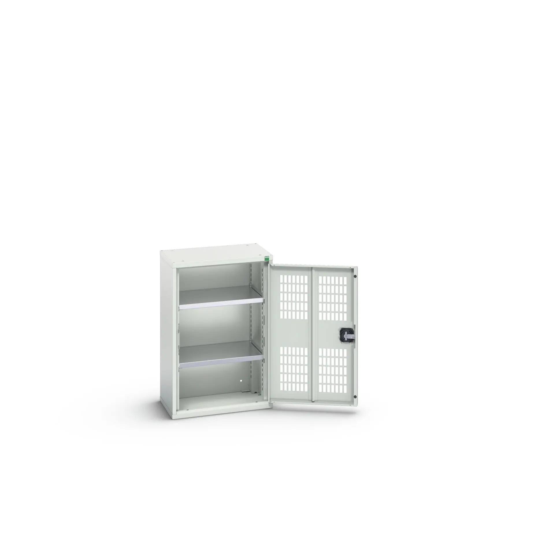 Produktfoto 1 von Bott Aufbewahrungsschrank Typ Regalschrank 1 Tür/en 2 Regal/e 800 mm 525 mm Ja 350 mm Stahlblech