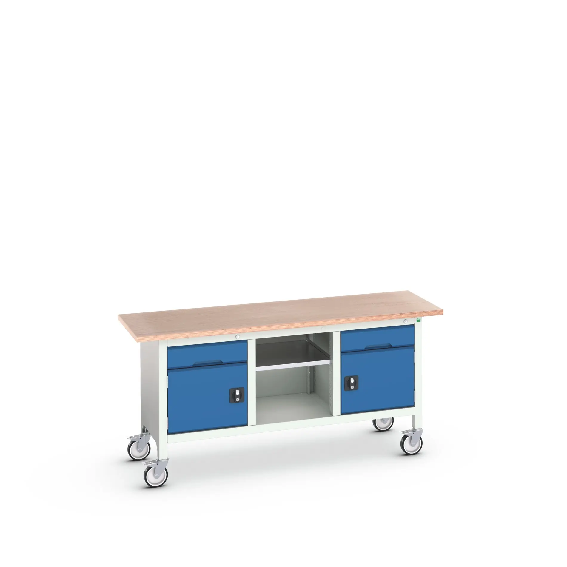 Produktfoto 1 von Bott Aufbewahrungsschrank Typ Aufbewahrungstisch Freistehend 2 Tür/en 1 Regal/e 2 Schublade/n 830 mm 1750 mm 600 mm mit