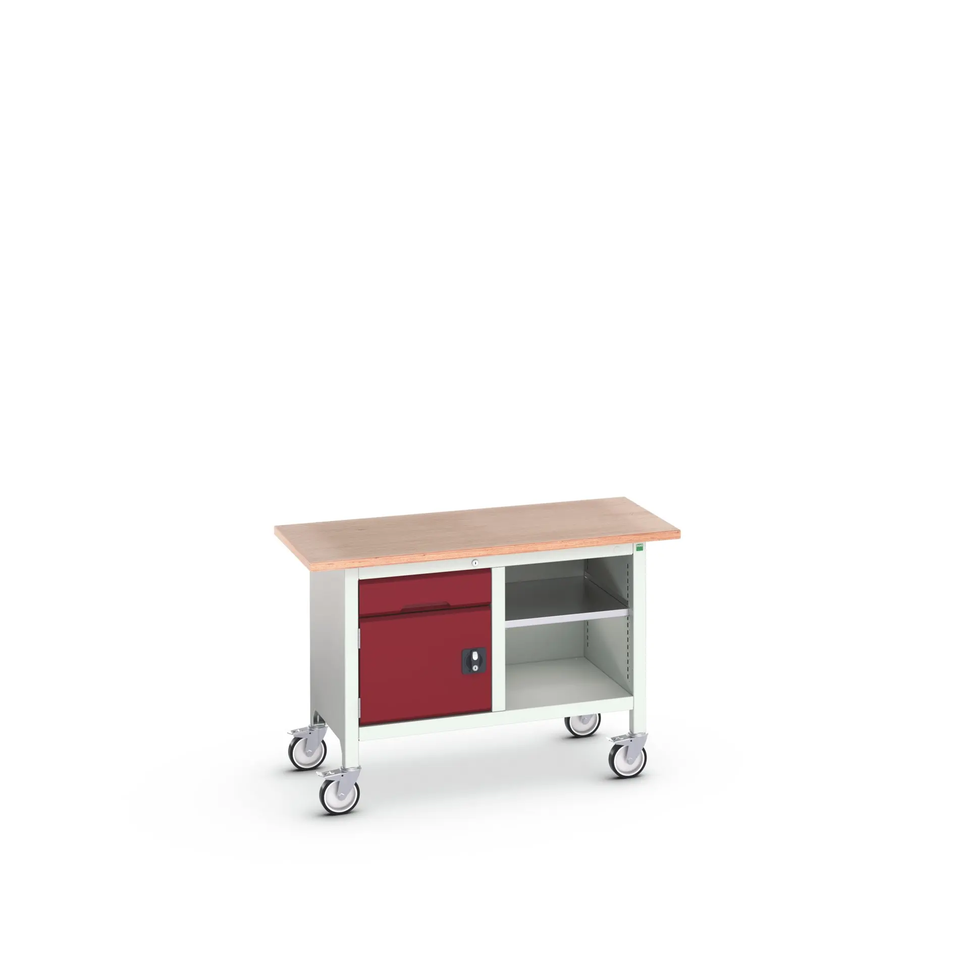 Produktfoto 1 von Bott Aufbewahrungsschrank Typ Aufbewahrungstisch Freistehend 1 Tür/en 1 Regal/e 1 Schublade/n 830 mm 1250mm 600 mm mit