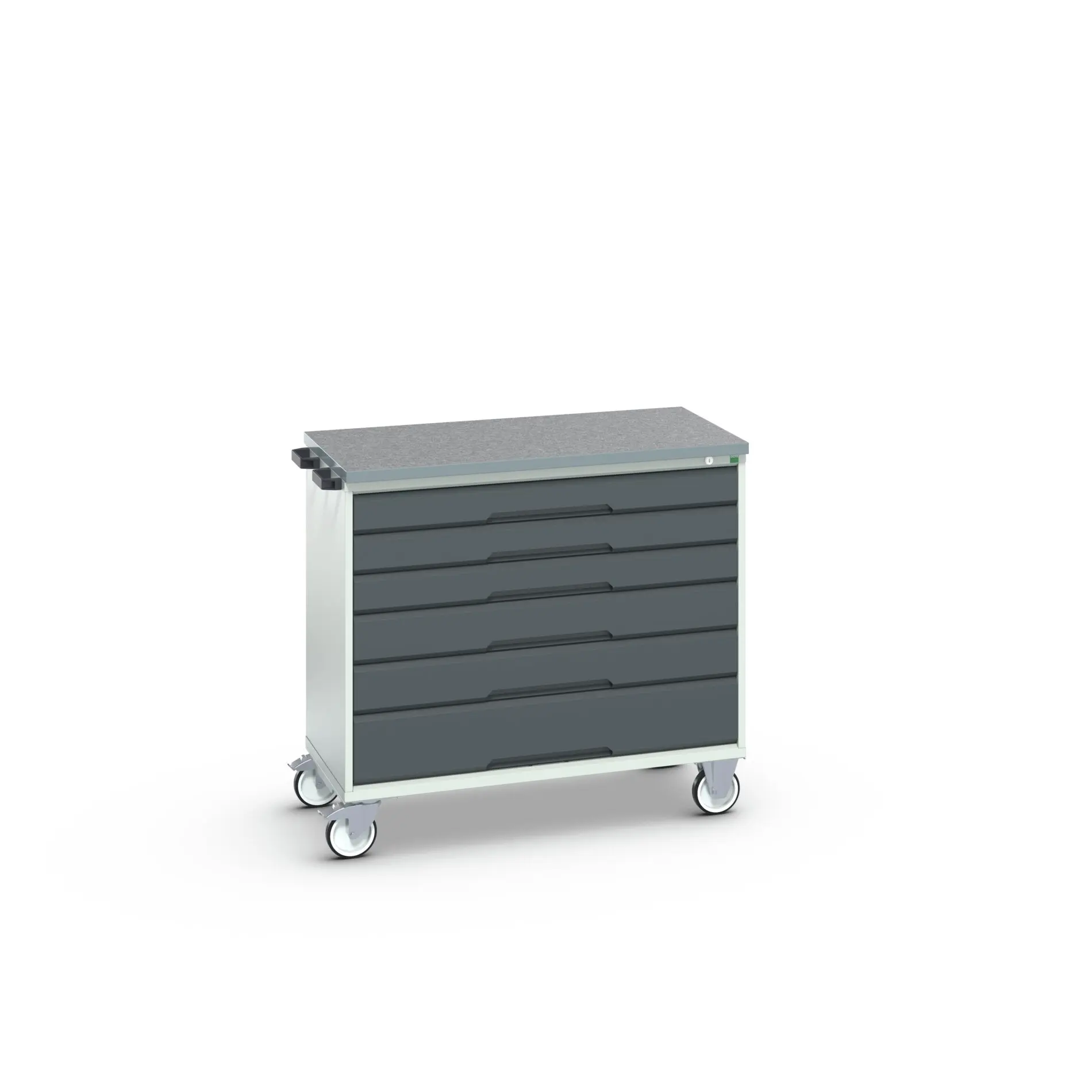 Produktfoto 1 von Bott Aufbewahrungsschrank Typ Beweglicher Schrank Freistehend 6 Schublade/n 980 mm 1050 mm Ja 600 mm mit Rädern