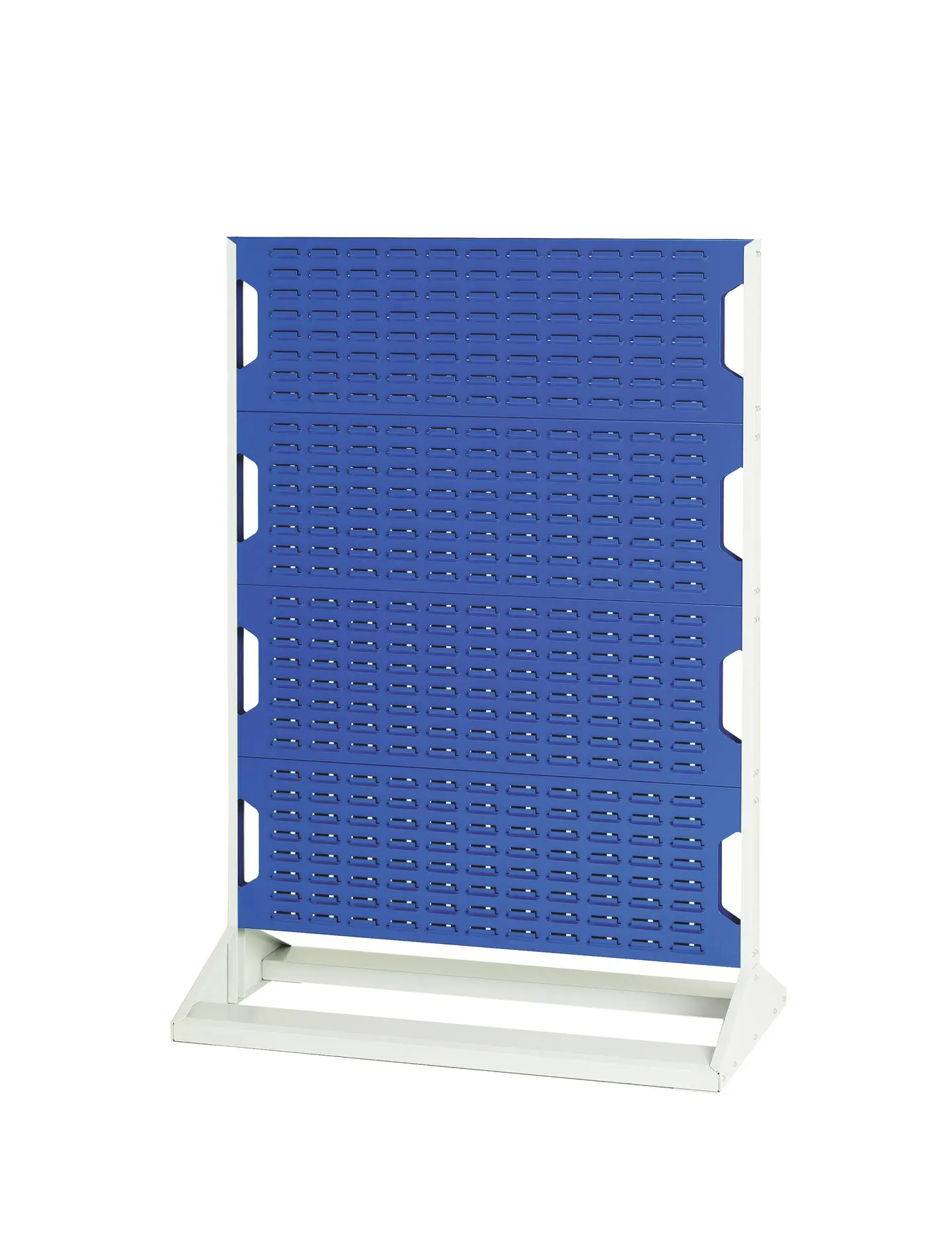 Produktfoto 1 von Bott Aufbewahrungseinheit mit geschlitzten Platten Blau Stahl, 1450 mm x 1000 mm x 550 mm