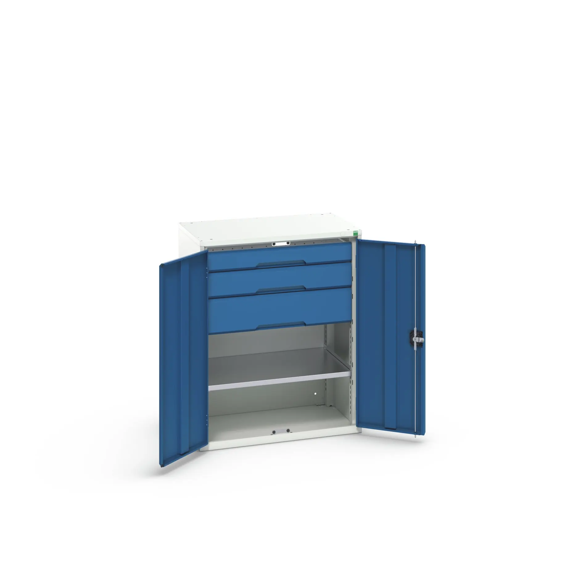 Produktfoto 1 von Bott Schrank Typ Bestückter Schrank Freistehend 2 Tür/en 1 Regal/e 3 Schublade/n 1000 mm 800mm Abschließbar 550 mm