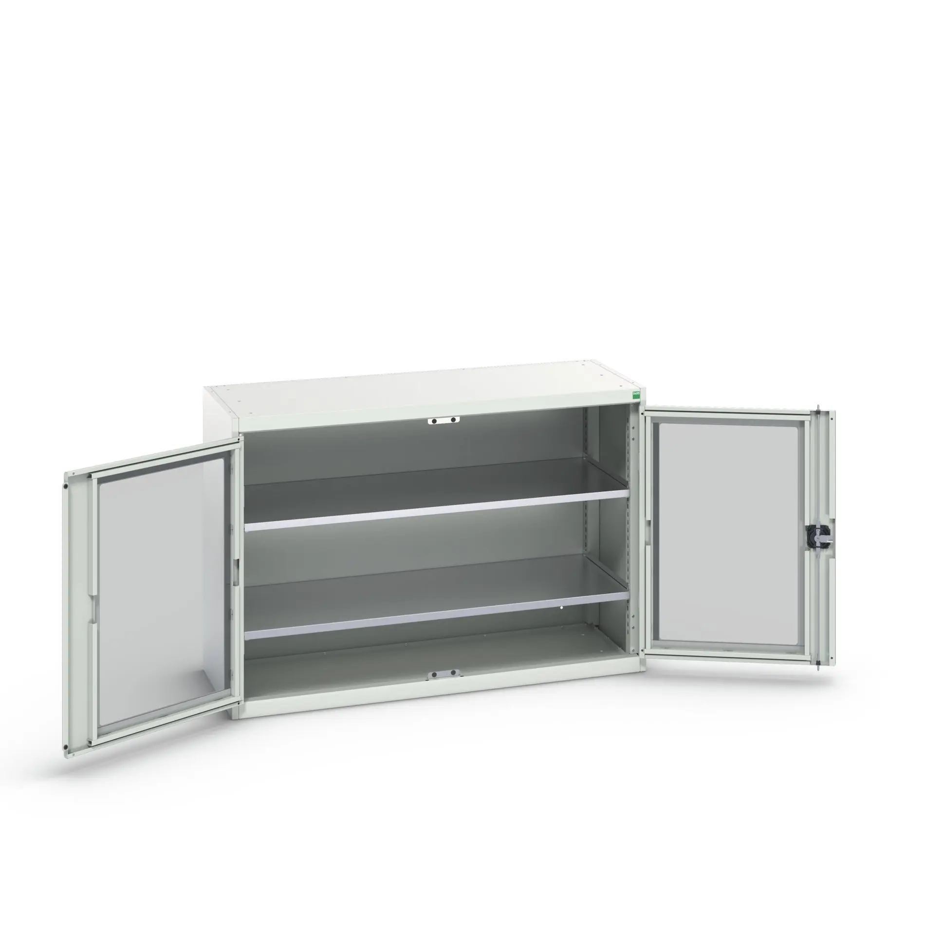 Produktfoto 1 von Bott Schrank Typ Regalschrank 2 Tür/en 2 Regal/e 900 mm 1300mm Abschließbar 550 mm Stahlblech