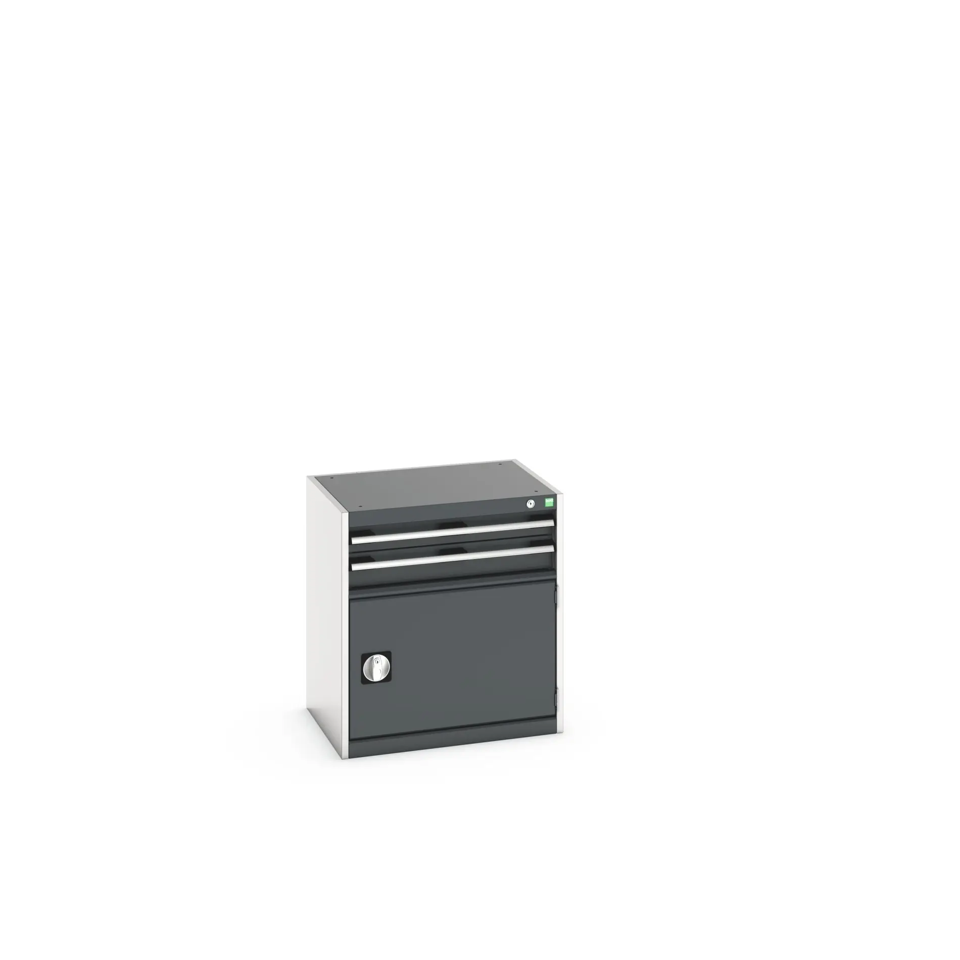 Produktfoto 1 von Bott 2 Stahl Schubladenbehälter Schrank Hellgrau, Anthrazit, 700 mm x 650 mm x 525 mm