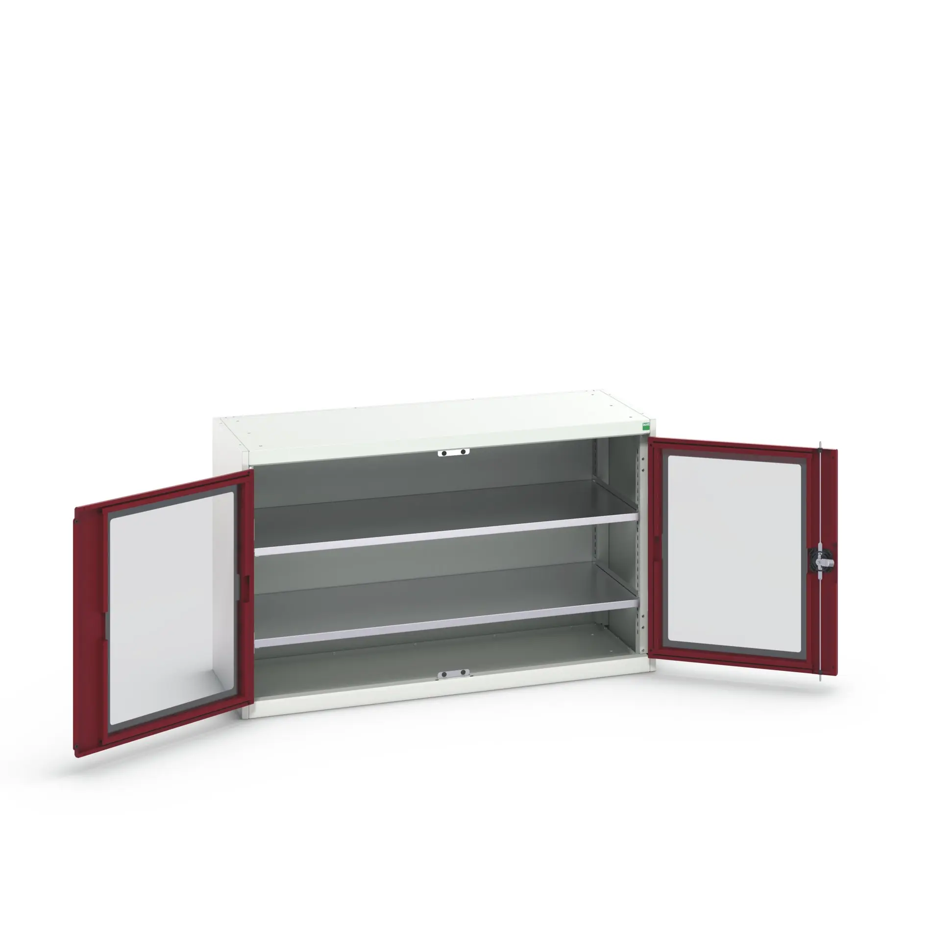 Produktfoto 1 von Bott Aufbewahrungsschrank Typ Regalschrank 2 Tür/en 2 Regal/e 800 mm 1300 mm Ja 550 mm Stahlblech