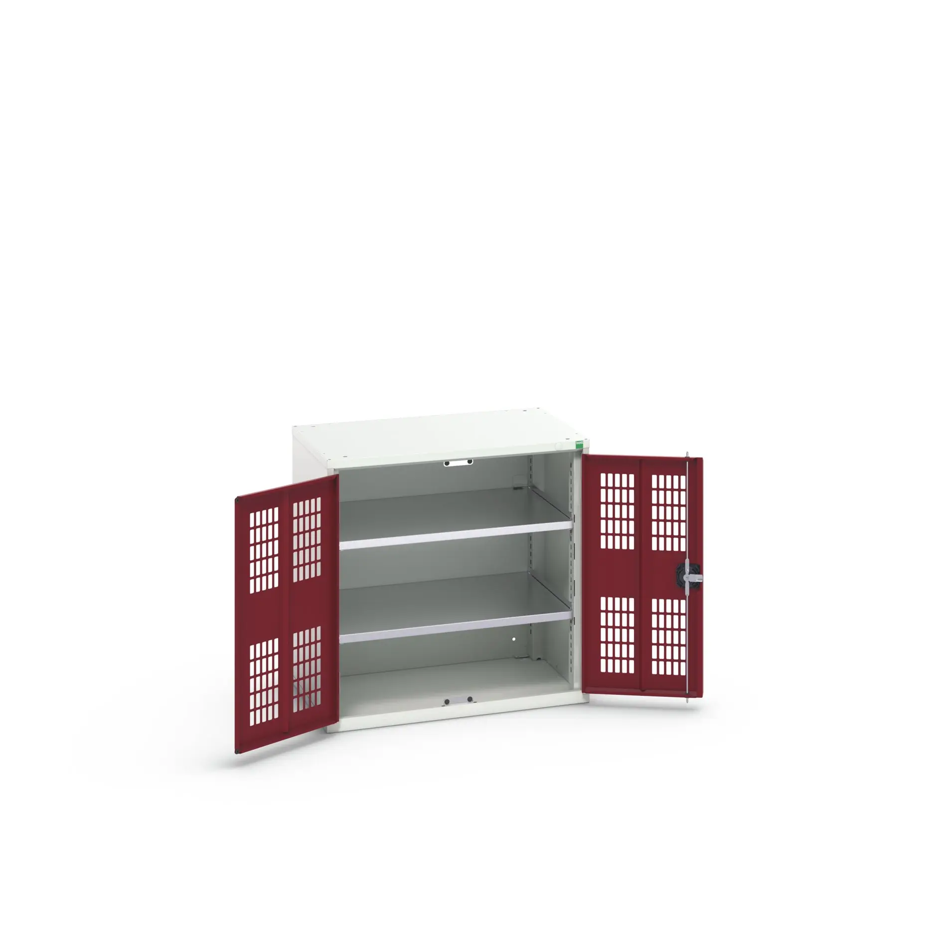 Produktfoto 1 von Bott Aufbewahrungsschrank Typ Regalschrank 2 Tür/en 2 Regal/e 800 mm 80 mm Ja 550 mm Stahlblech